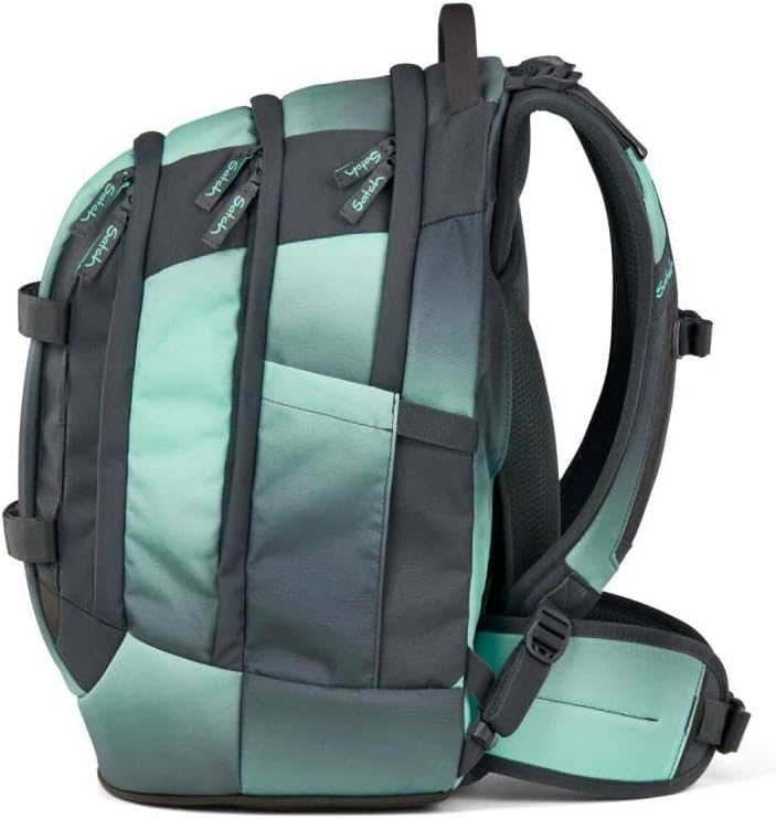3-teiliges Schulrucksack-Set mit Sporttasche, Gradient Mint