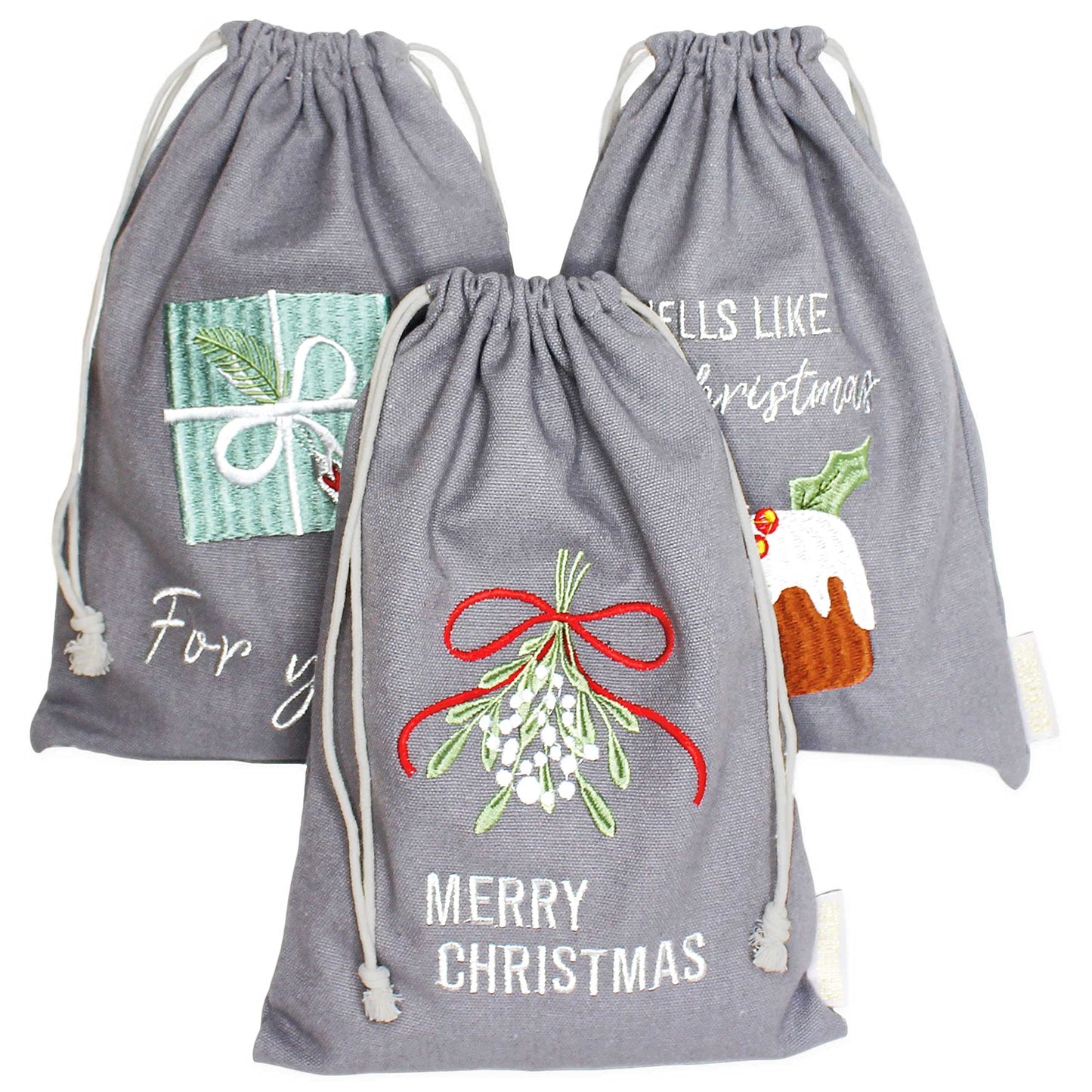 3-teiliges Geschenkverpackung-Set, 20 x 30 cm - Grau - Set 11 - 3 St.
