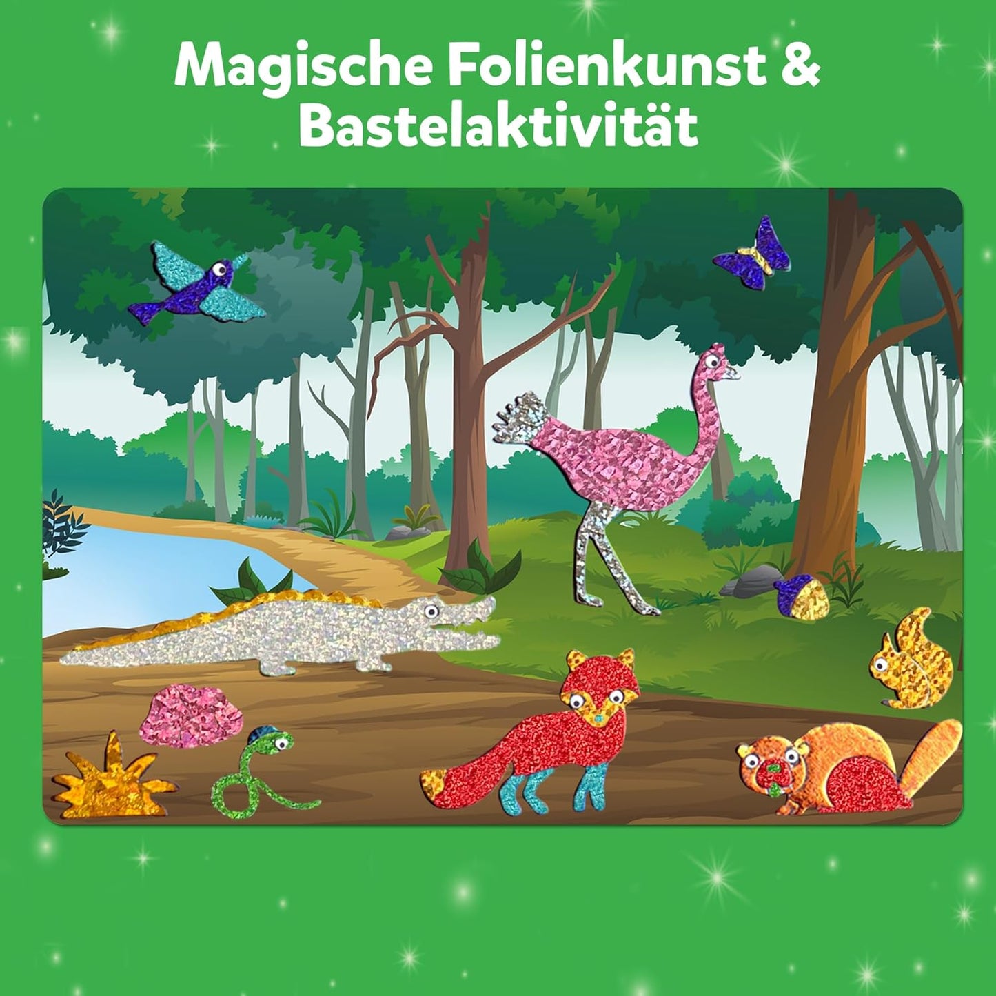Folienspass - Bastelset Welt der Tiere für Kinder (4-9 Jahre), 2. Welt Der Tiere