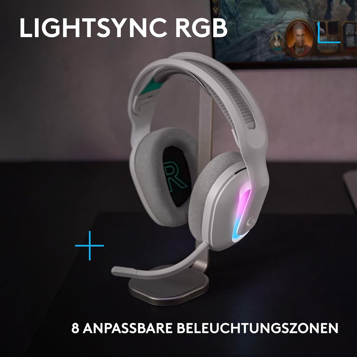 Gaming-Headset G522 Lightspeed, G522 Headset Weiß