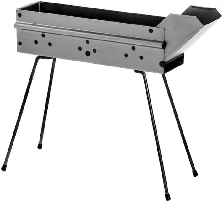 Holzkohlegrill für Fleischspiesse