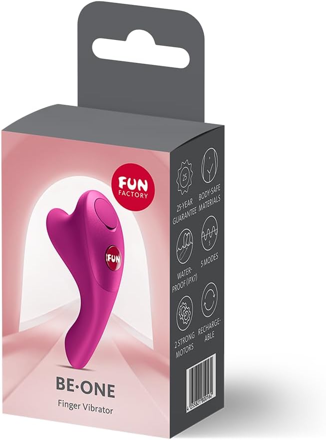 Be·One Fingervibrator mit Doppel-Motor, Pink