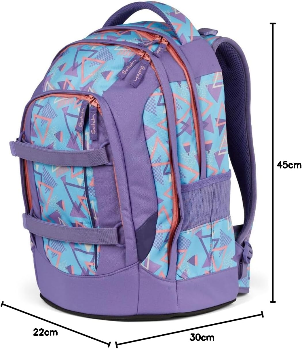 3-teiliges Schulrucksack-Set, 80s Dance