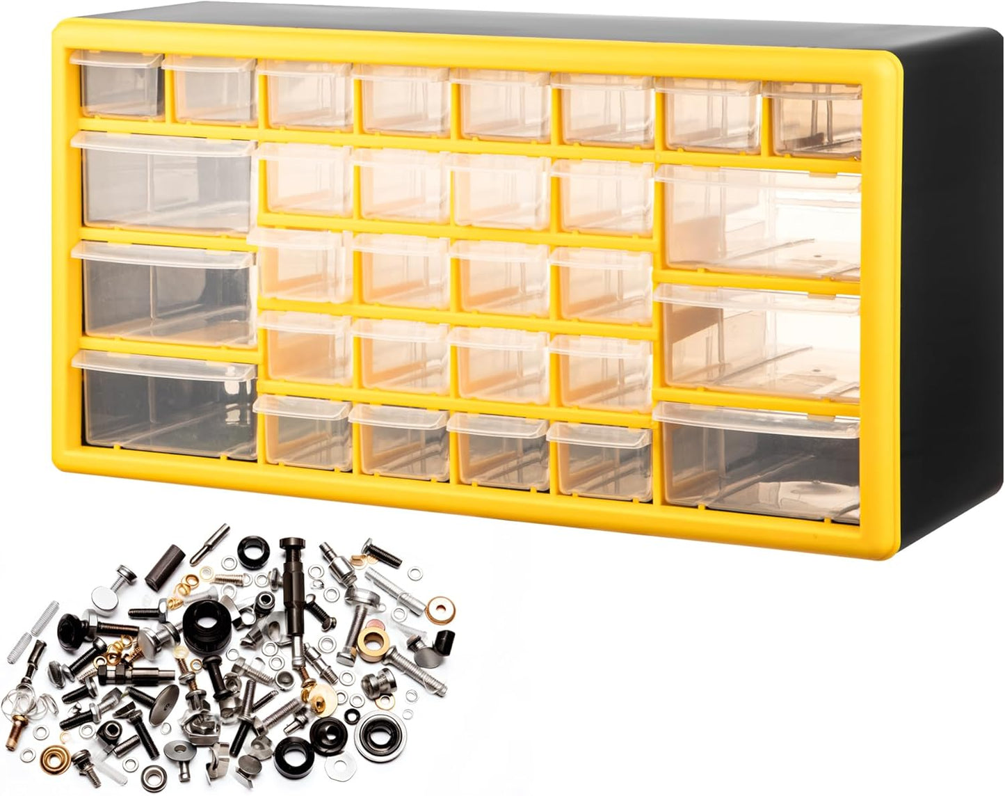 Werkzeugaufbewahrungsbox, 30 Drawers Gelb