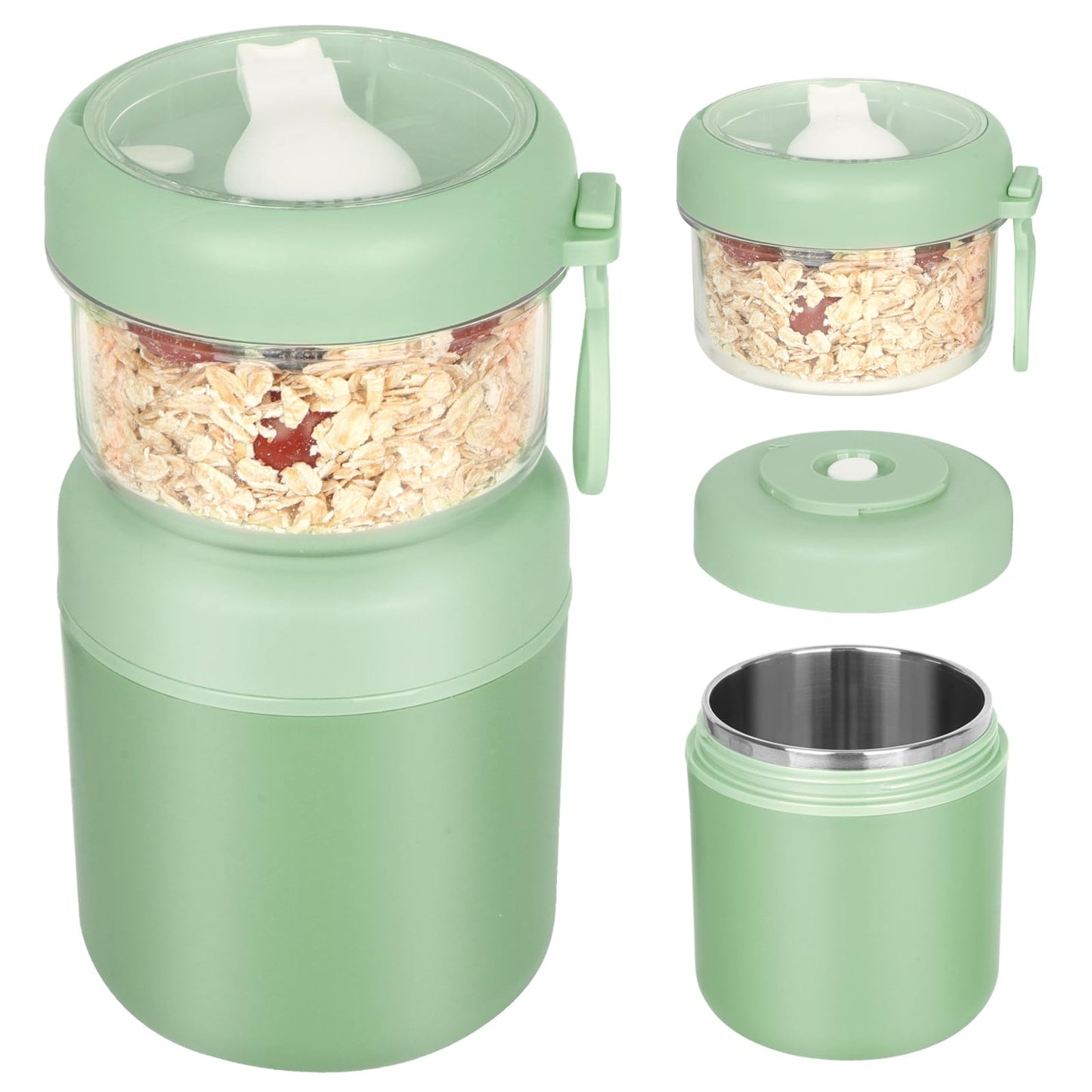 Auslaufsicher Müslibecher to Go, Grün