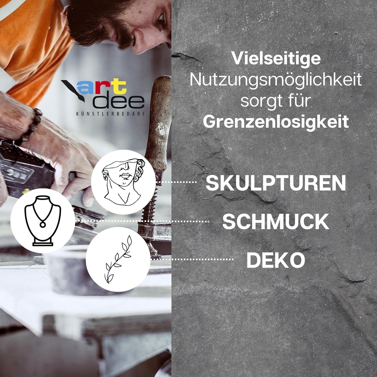 Speckstein-Set mit Werkzeug 13-teilig, (5 Feilen und 8 Specksteinraspeln)