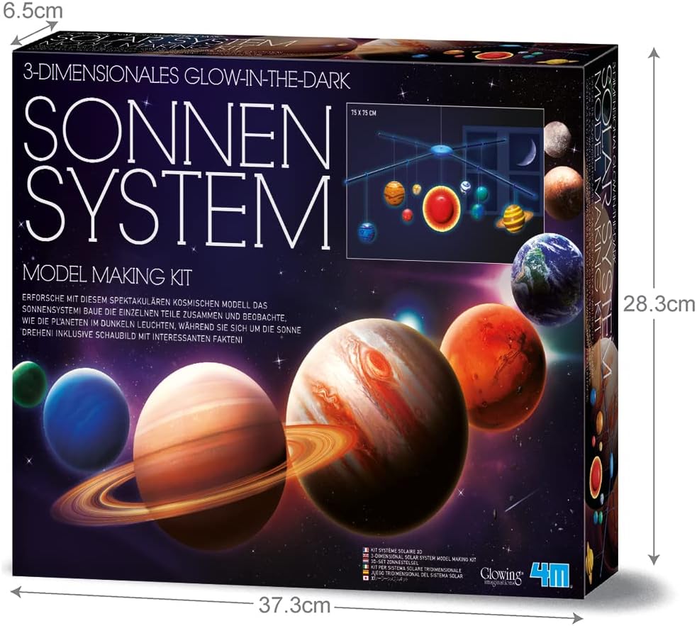 Leuchtendes Sonnensystem Mobile-Bastelset für Kinder