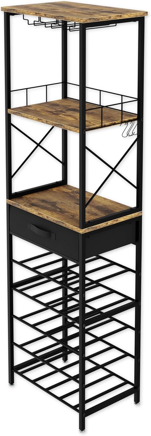 Metall-Weinregal für 7-30 Flaschen, LOFT 2-20S