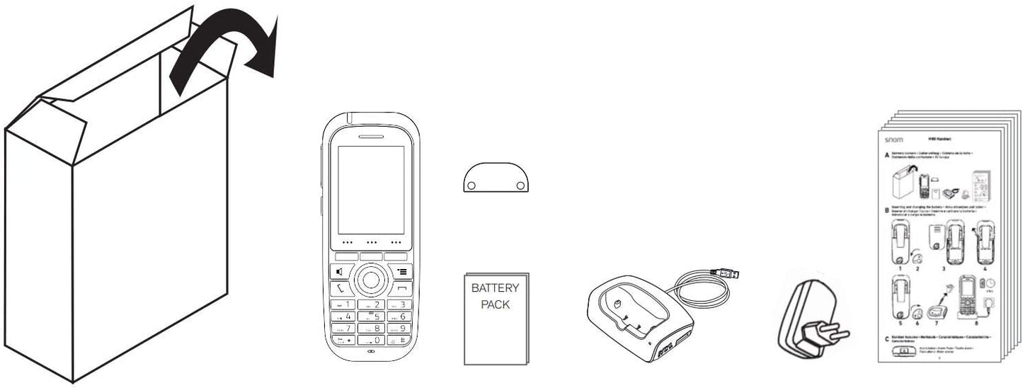 M70 DECT, analoges Telefon, Mobilteil M70