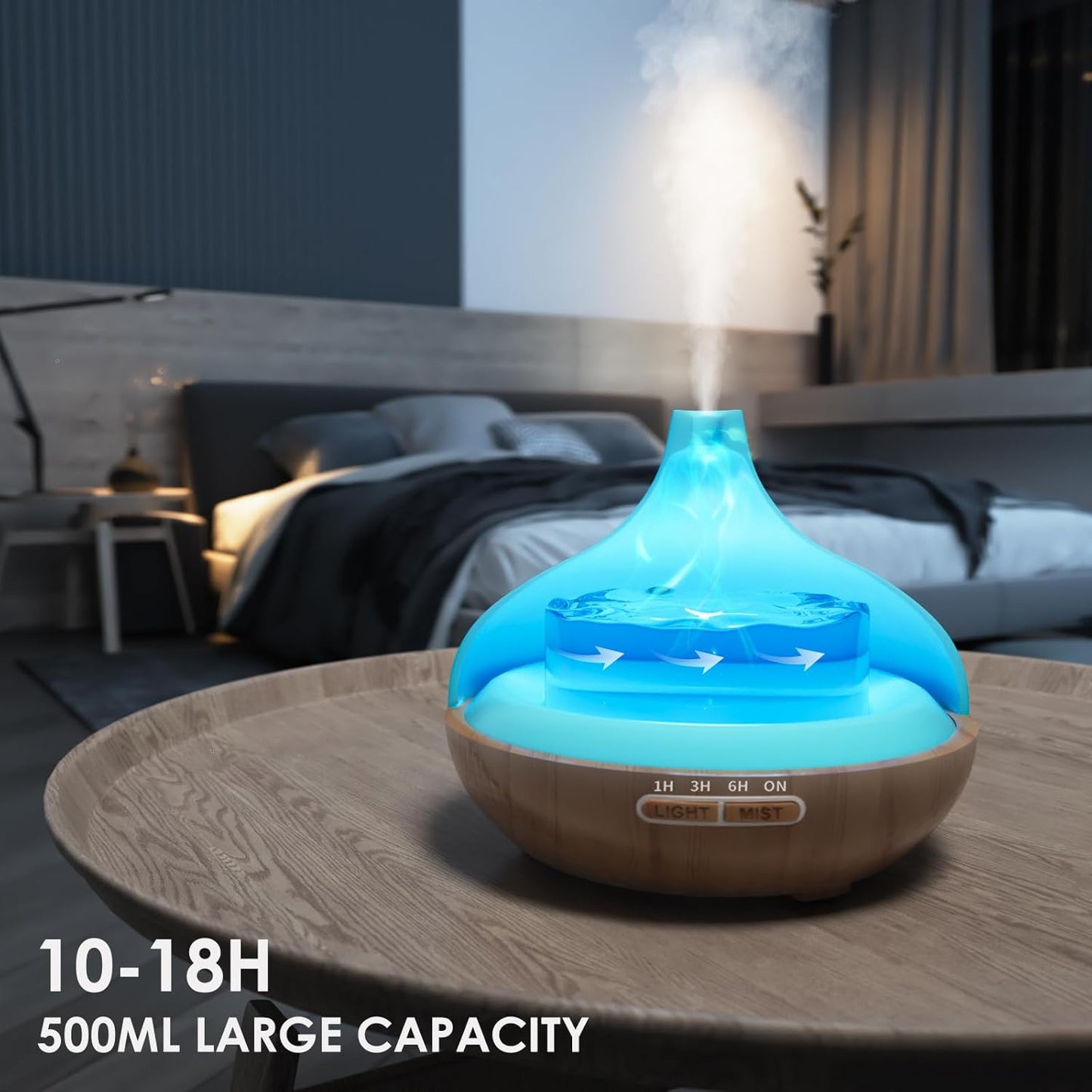 Aroma Diffuser Set mit Fernbedienung und 10 Ölen