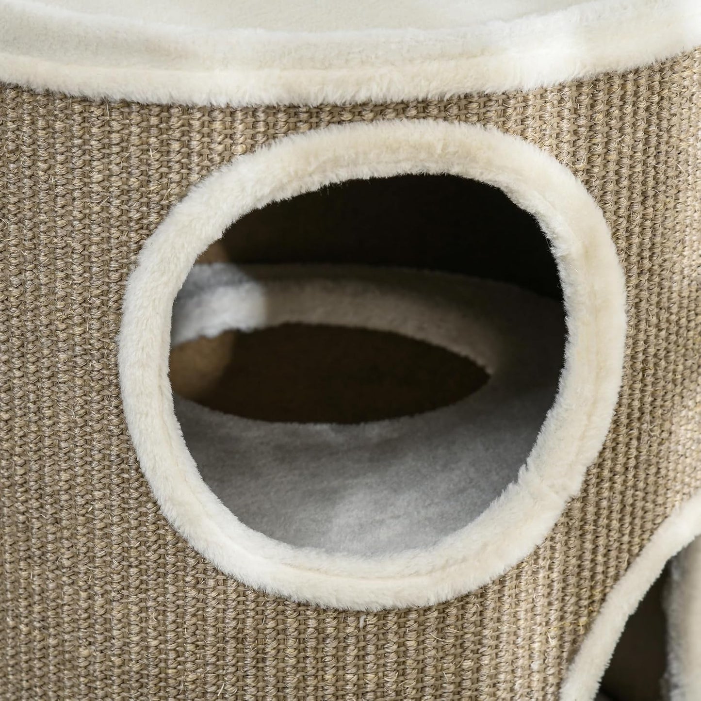 Kratztonne Spanplatte, Sisal Braun, Braun