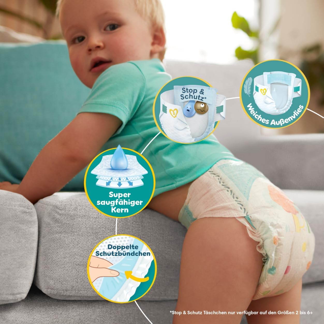 Baby-Dry Windeln Grösse 5 (174 Stück), Grösse 5 (174 Stück) NEU