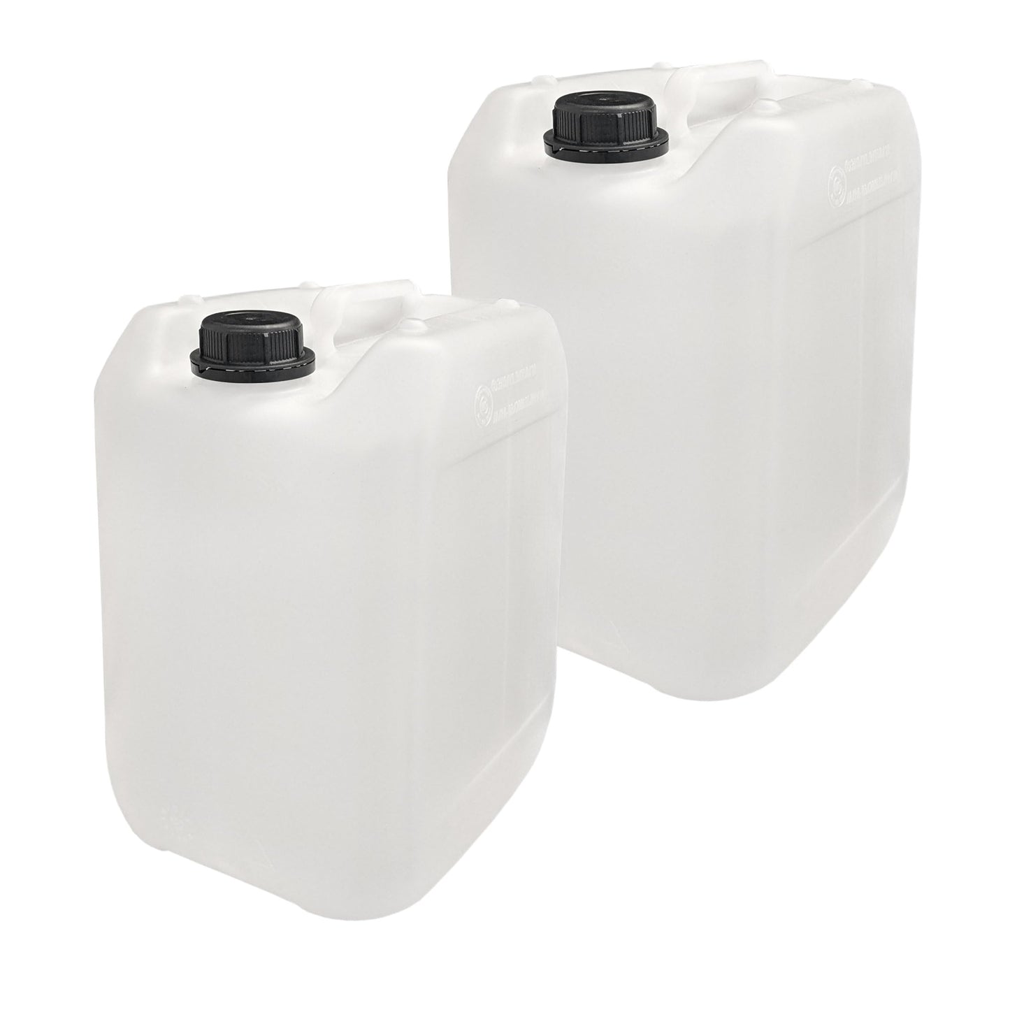 Wasserkanister 10L, 2 Stück, 2x10 Liter DIN 45