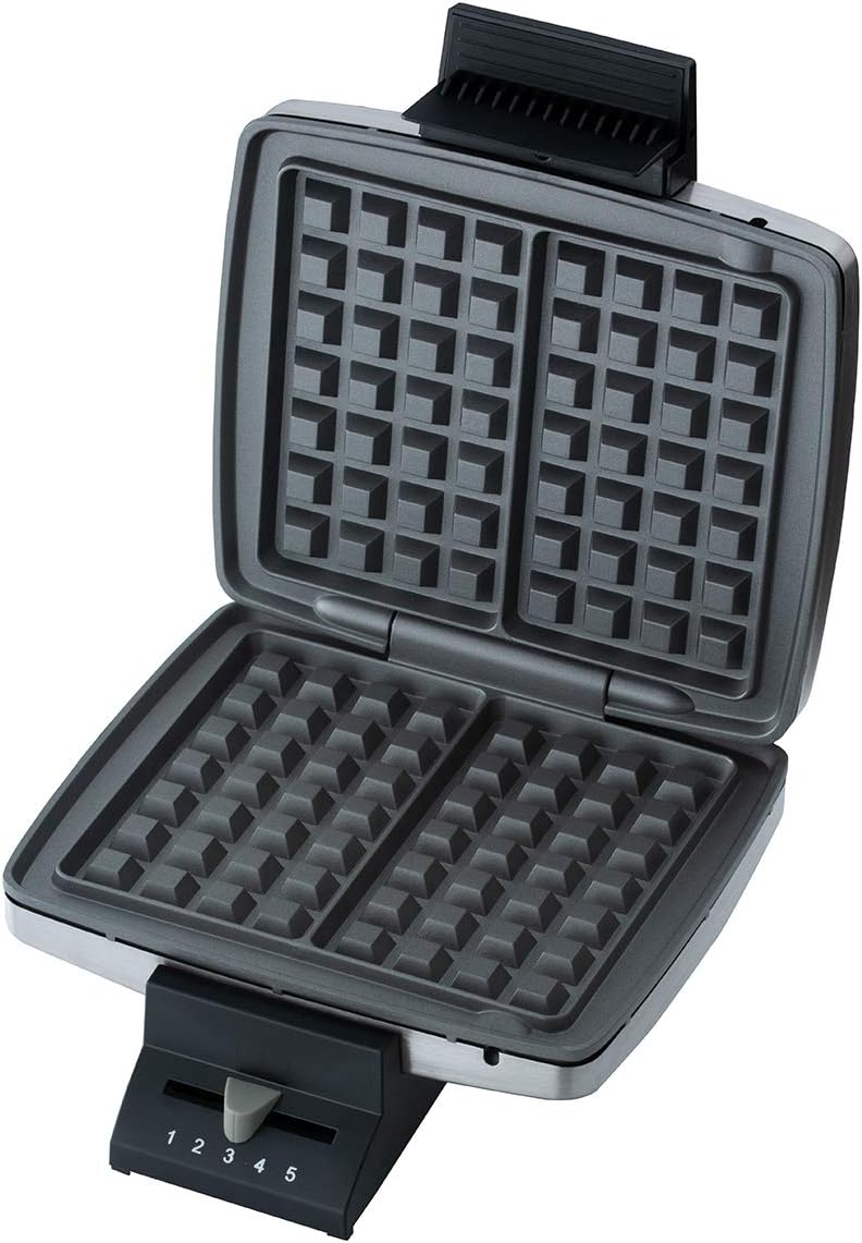 Waffeleisen für Belgische Waffeln, Edelstahl