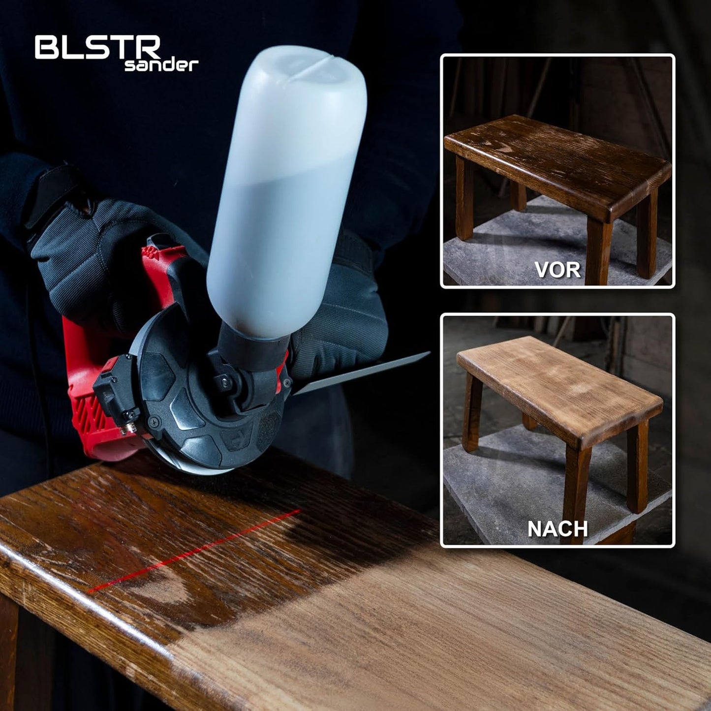 BLSTR V2 Sandstrahler, BLSTR v2 + Medium