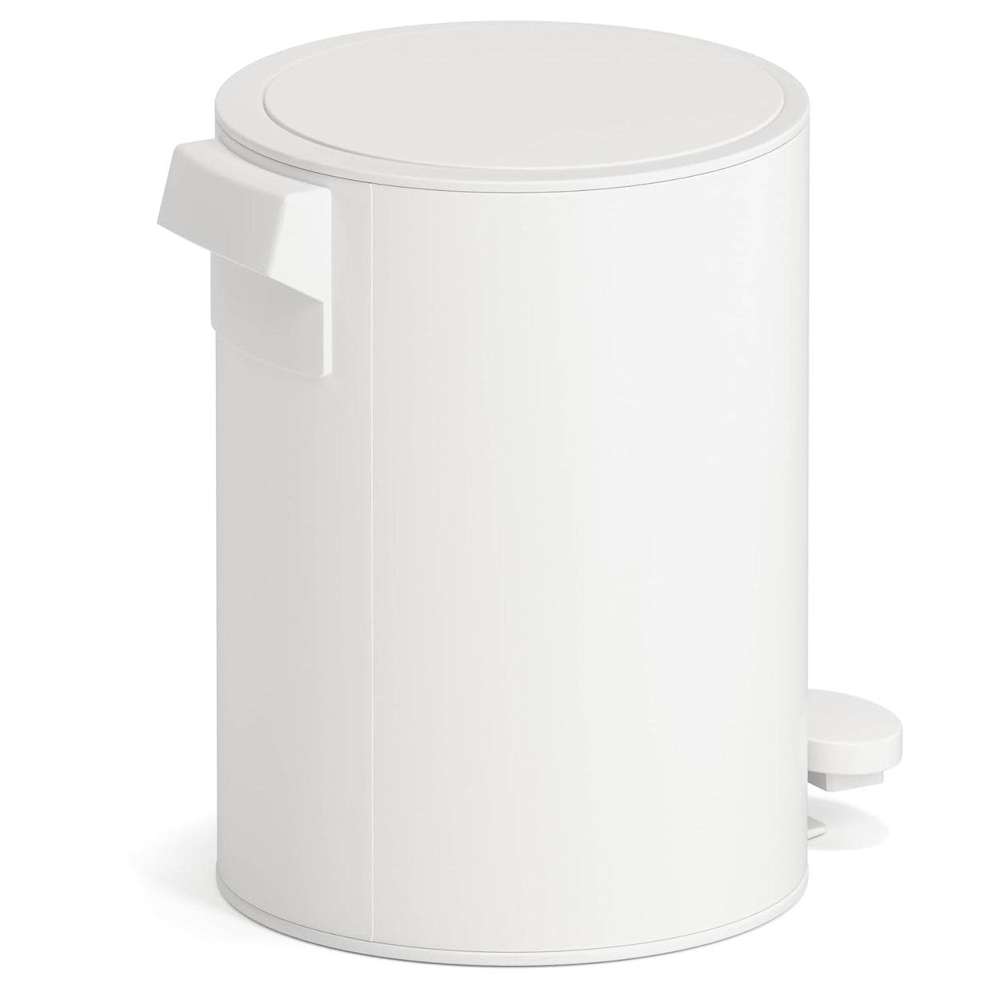 Treteimer mit Soft-Close-Klappdeckel, arctic white