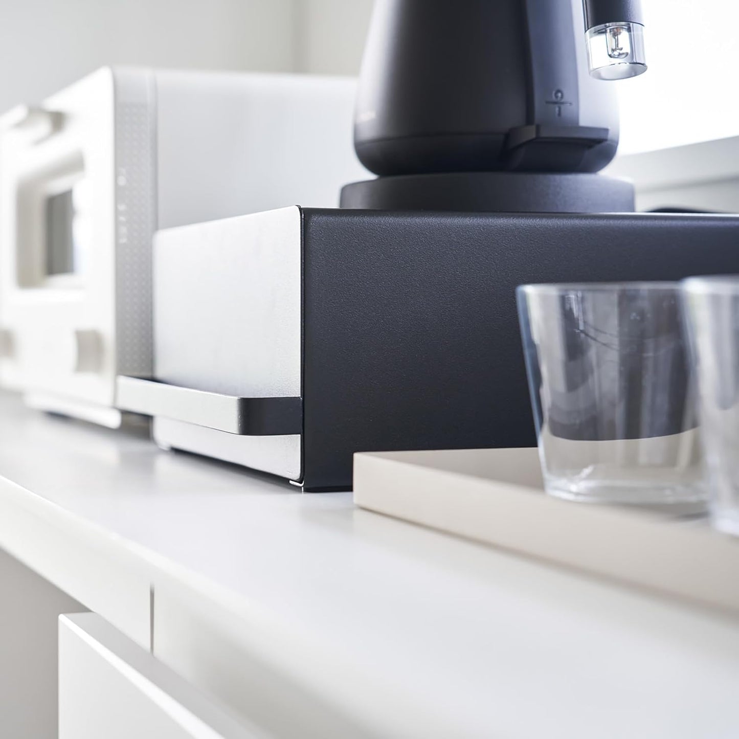 Tower Schubladenorganizer für Teebeutel/Kaffeekapseln, Schwarz
