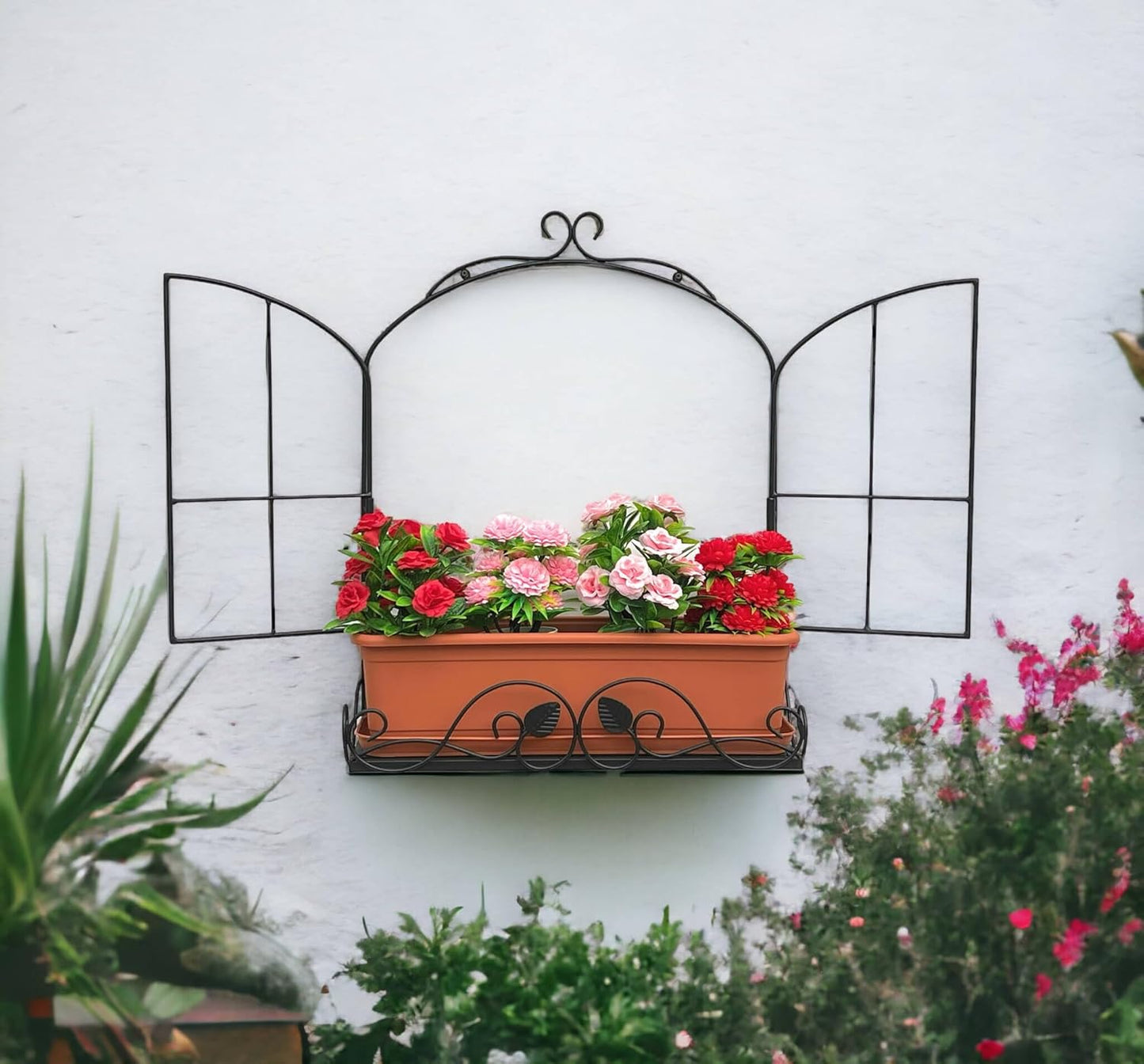 Wandblumenhalter, Blumenregal