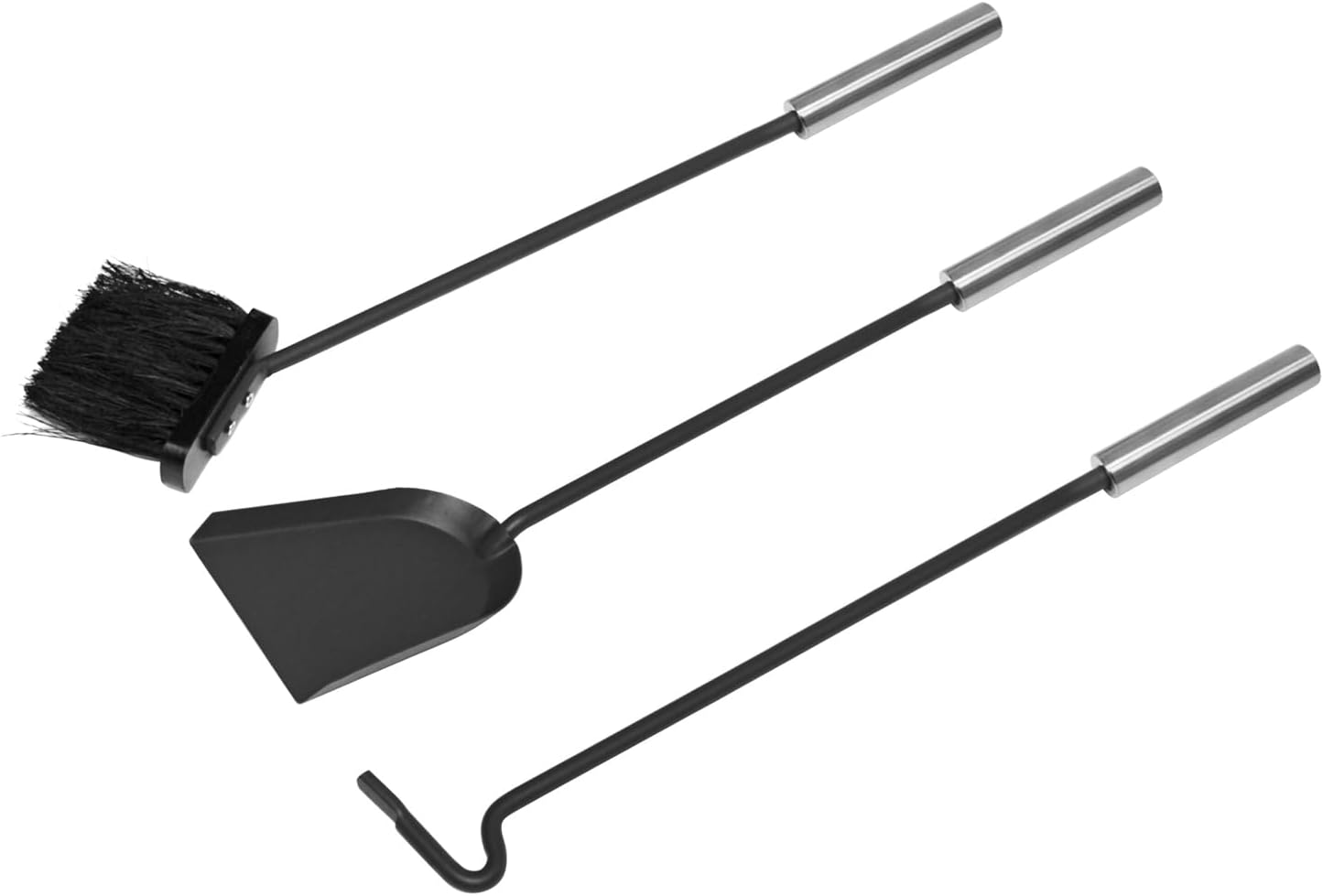 3-teiliges Kaminbesteck-Set mit Kaminventilator, Kaminbesteck mit Ofenventilator