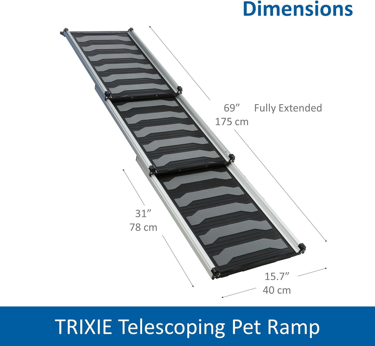 Teleskop-Rampe 3-fach, Teleskoprampe