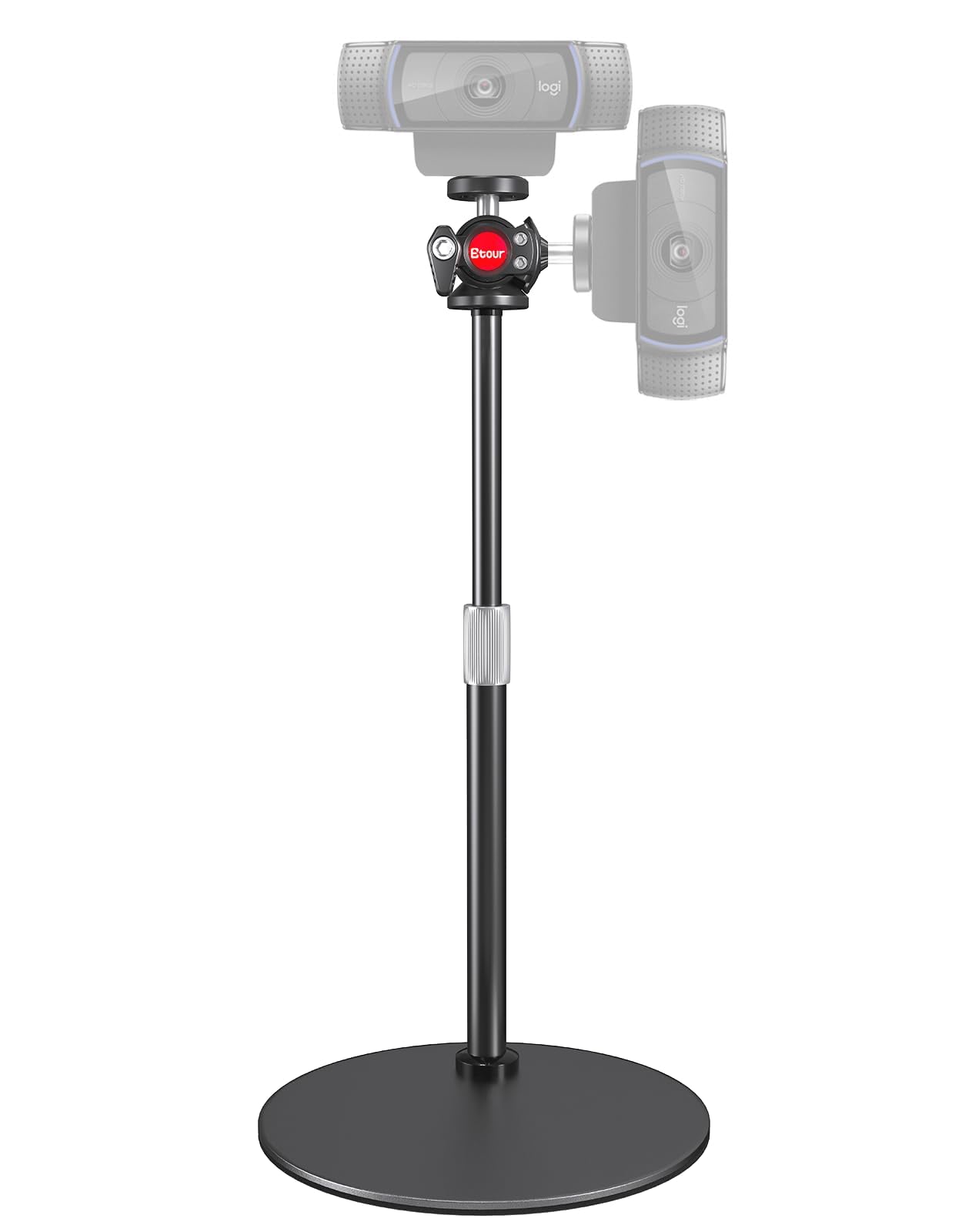 Webcam-Ständer mit 360° Kugelkopf