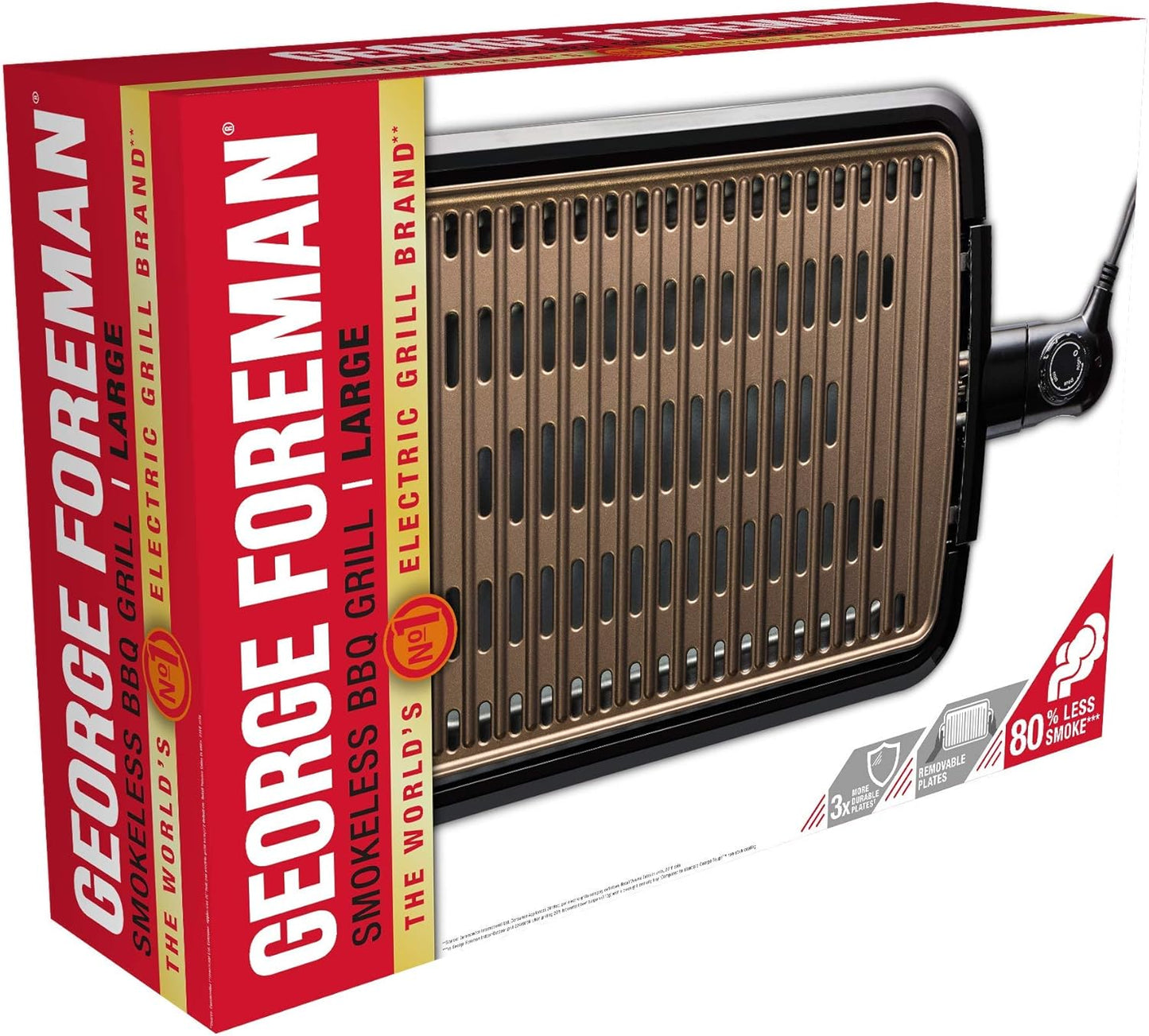 Smokeless Indoor Tischgrill mit Fettauffangschale, Tischgrill