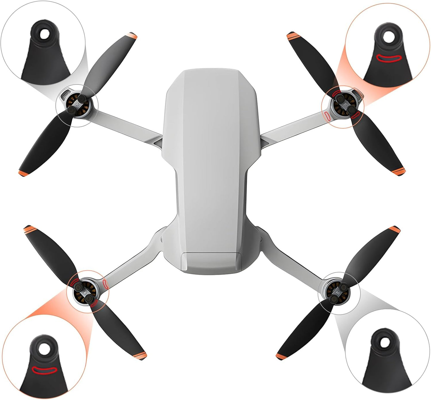 Drohnen Zubehör Set für DJI Mini 4K/2 SE, 24-teilig, Mini 4K/Mini 2 SE/Mini 2/Mini SE