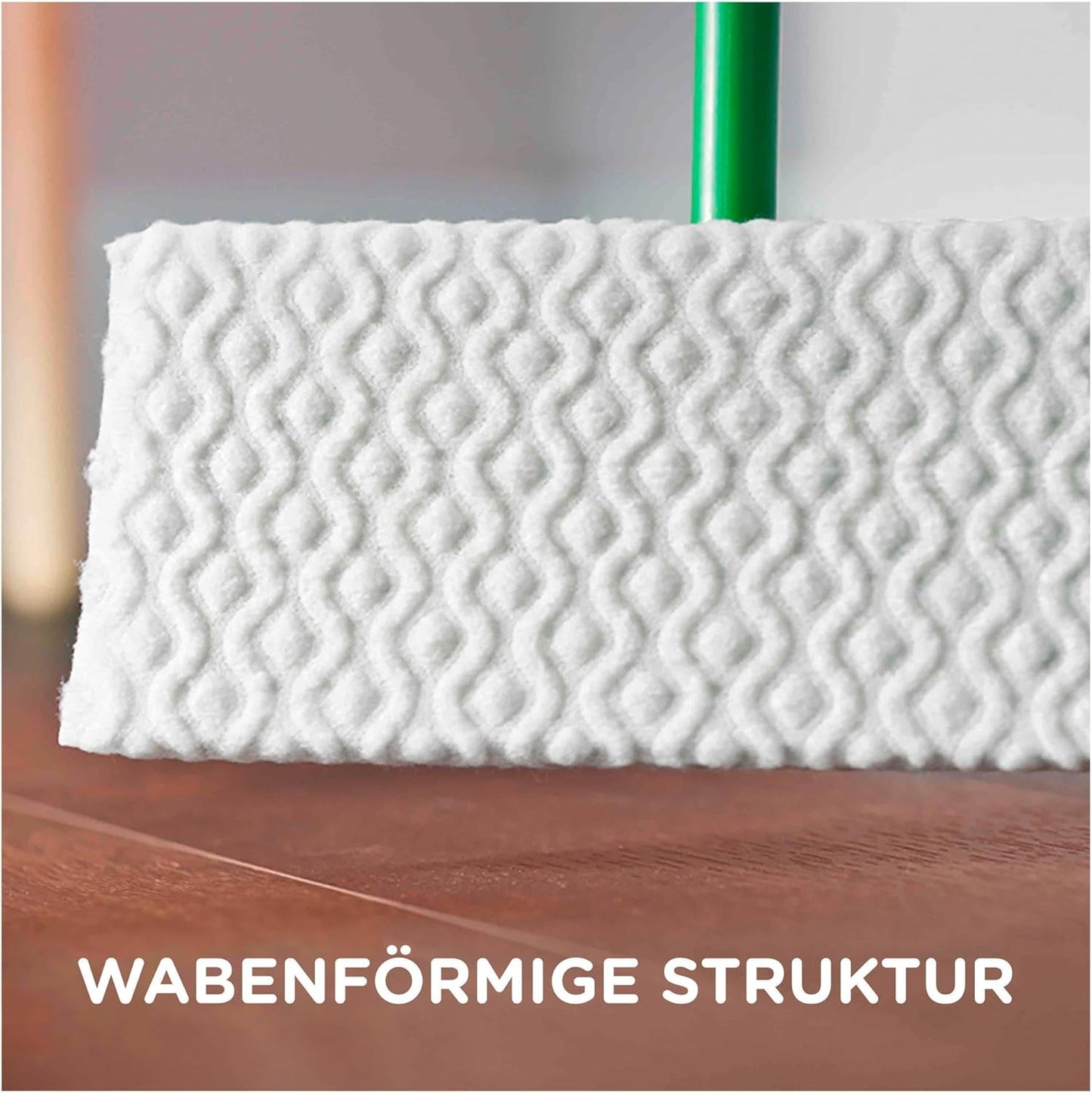 Bodenwischer Starterset mit Trockentüchern, Grün,weiss 1 stück (1er Pack)