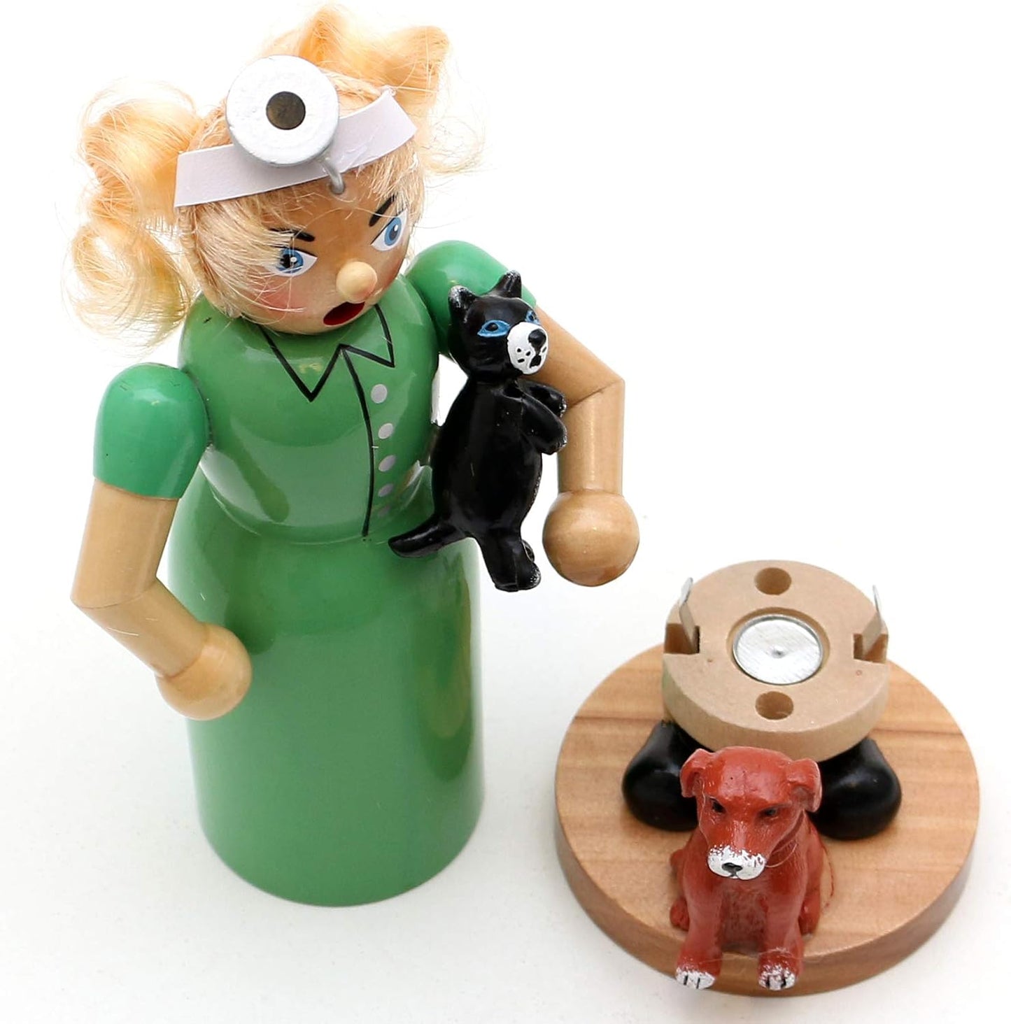 Räucherfigur Tierärztin, Tierärztin