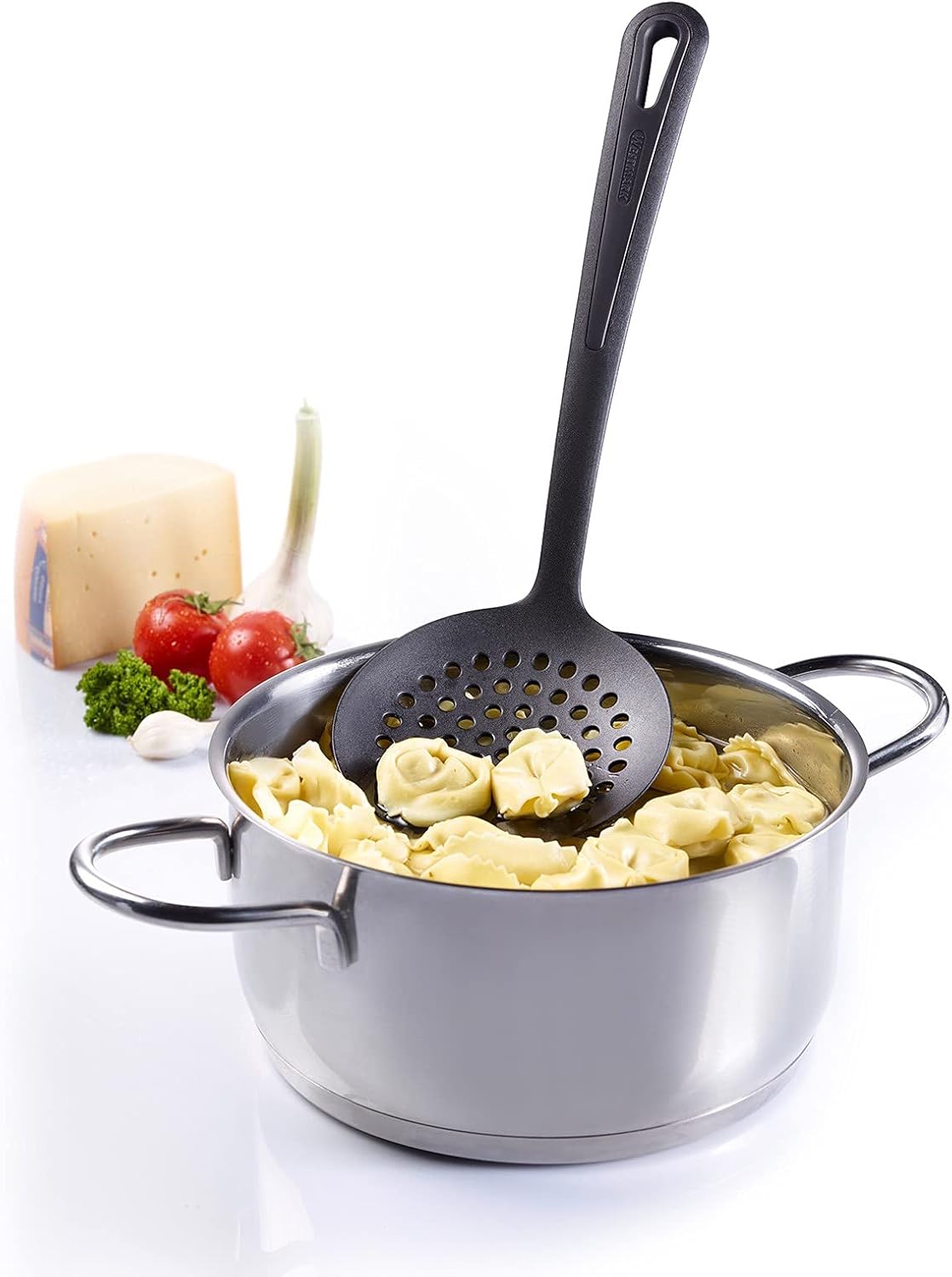 Spätzle-Set, Silber/Schwarz/Traditionelle Lochung