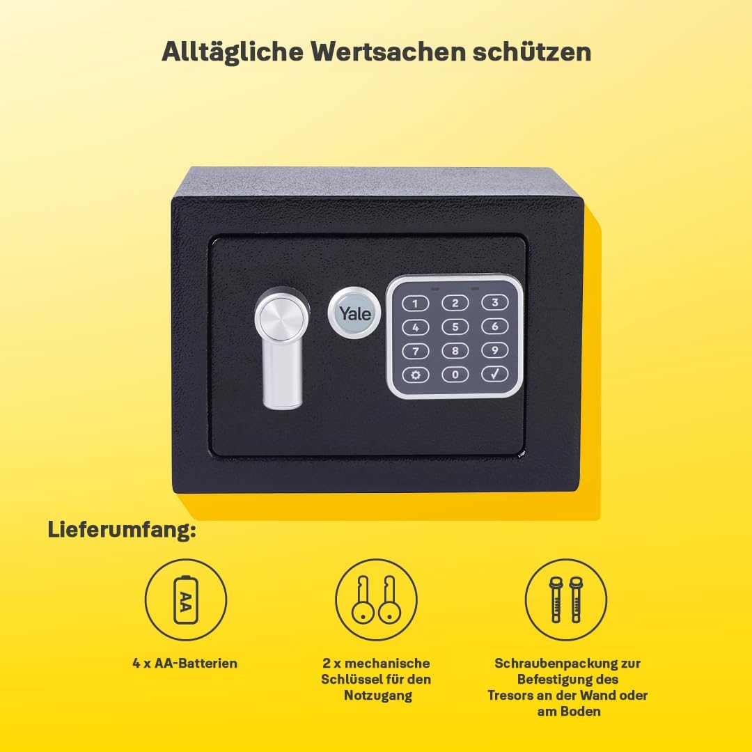 Möbeltresor YSV170DB2, Mini - Neu / Schwarz