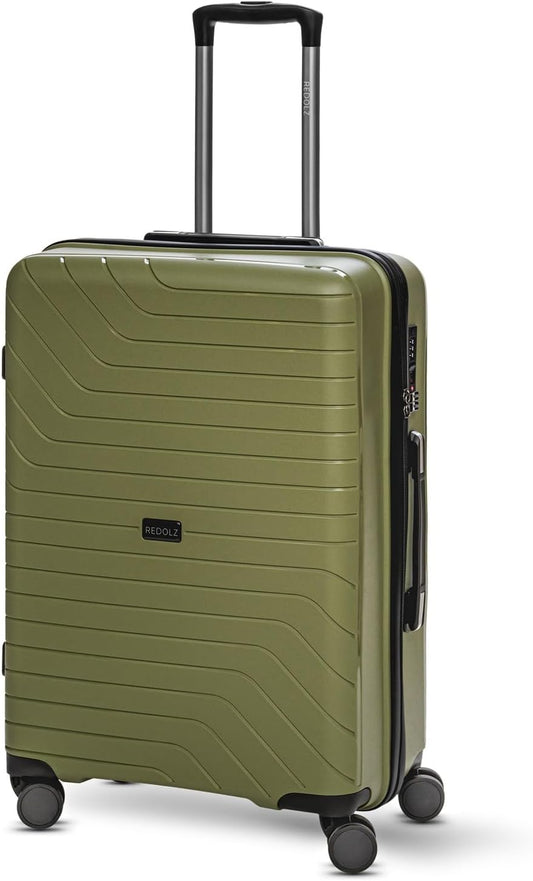Essentials 05 MEDIUM 4 Rollen Trolley 67 cm, Dark-olive / Koffer M (67 cm)