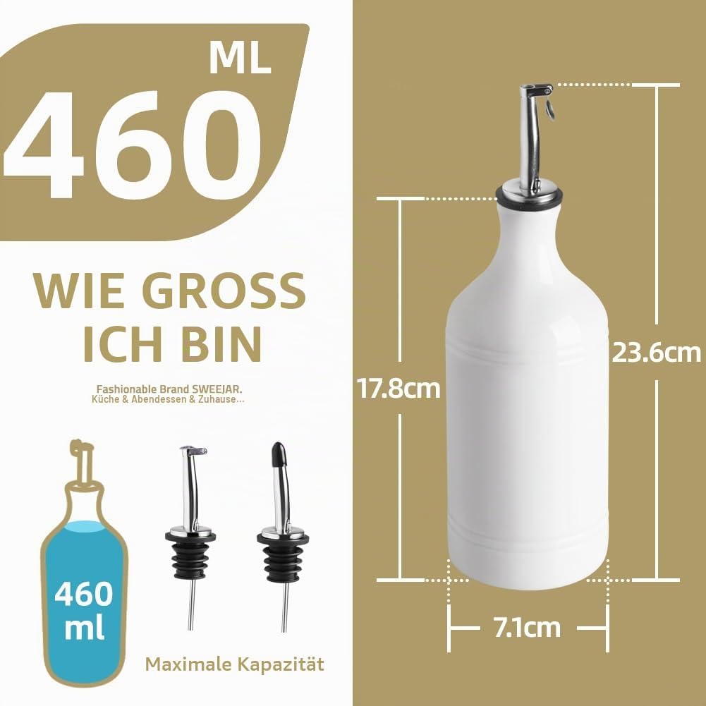 Olivenölspender, 460 ml, Nebelblau 460 ml