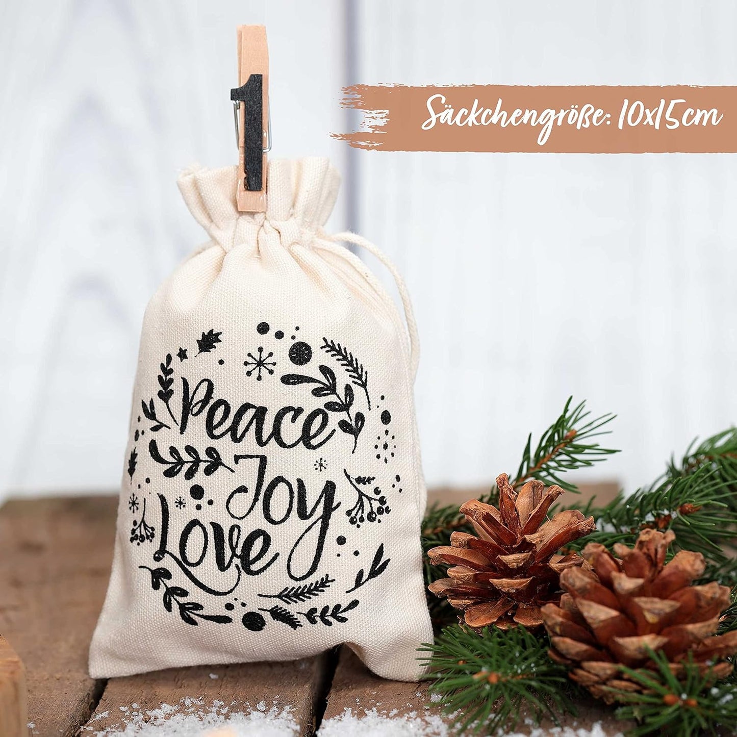 Adventskalender zum Befüllen, Hello Winter
