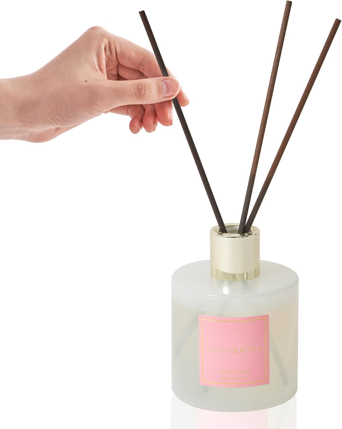 Raumduft Diffuser mit Duftstäbchen, Litchi Sprudel Raumduft/200ML/1 Stück