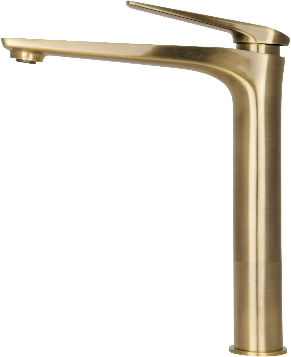 Einhand-Waschtischmischer Orva mit Wassersparfunktion, Bronze - Orva Hohe Ausführung