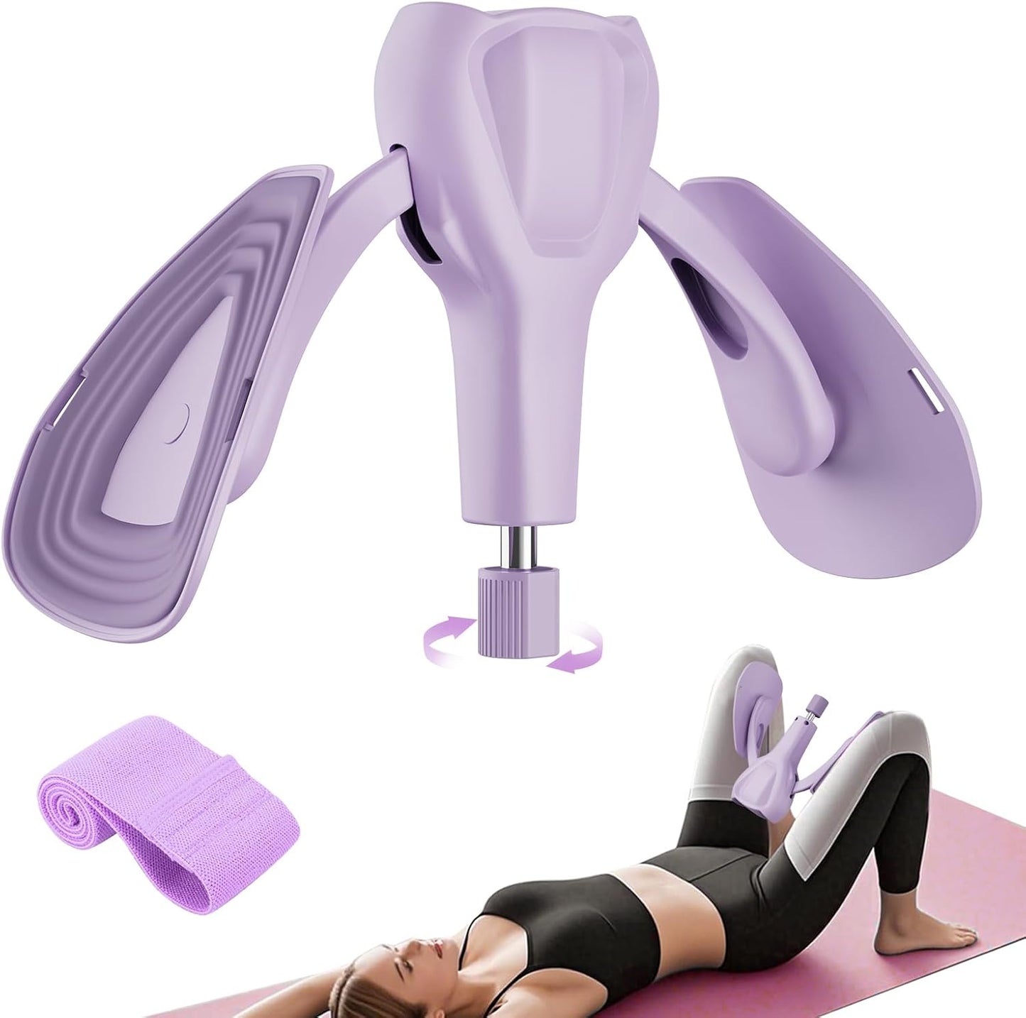 Oberschenkel- und Beckenbodentrainer, Violett
