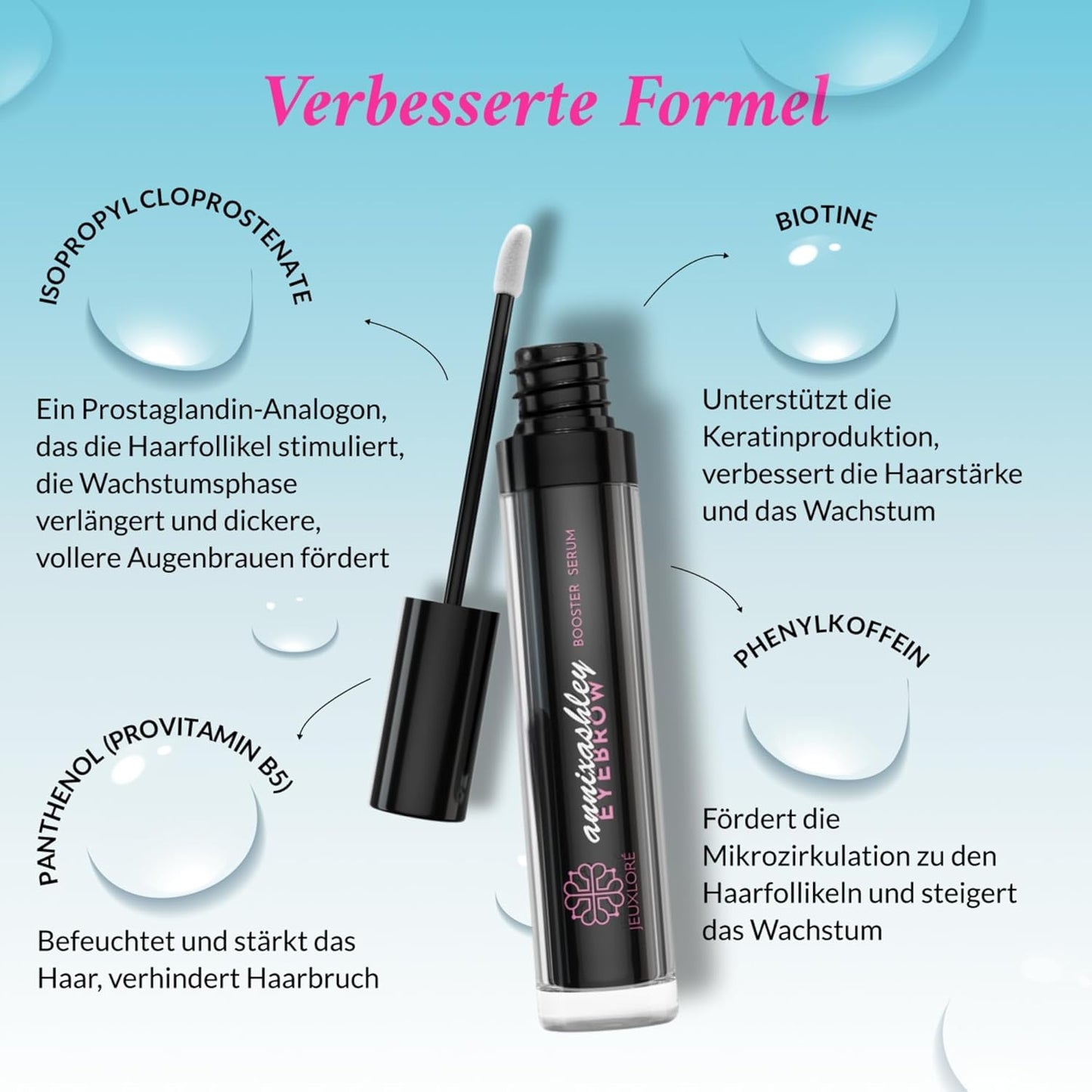 Wimpern- und Augenbrauen-Booster-Serum, Augenbrauenserum