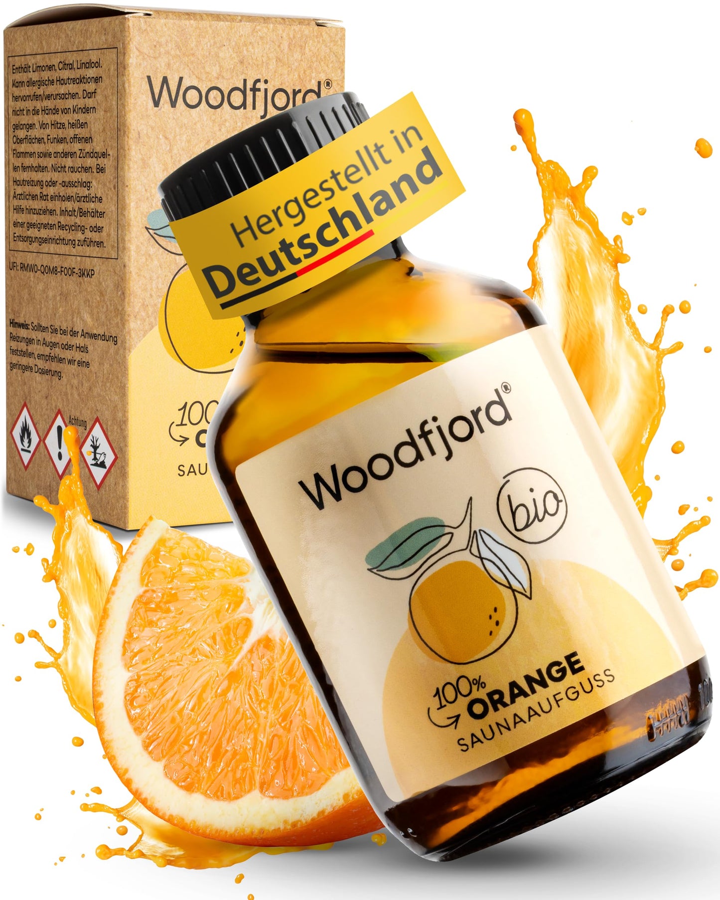 Saunaaufgussmittel Orange, Orange (Bio) 1er Verpackung