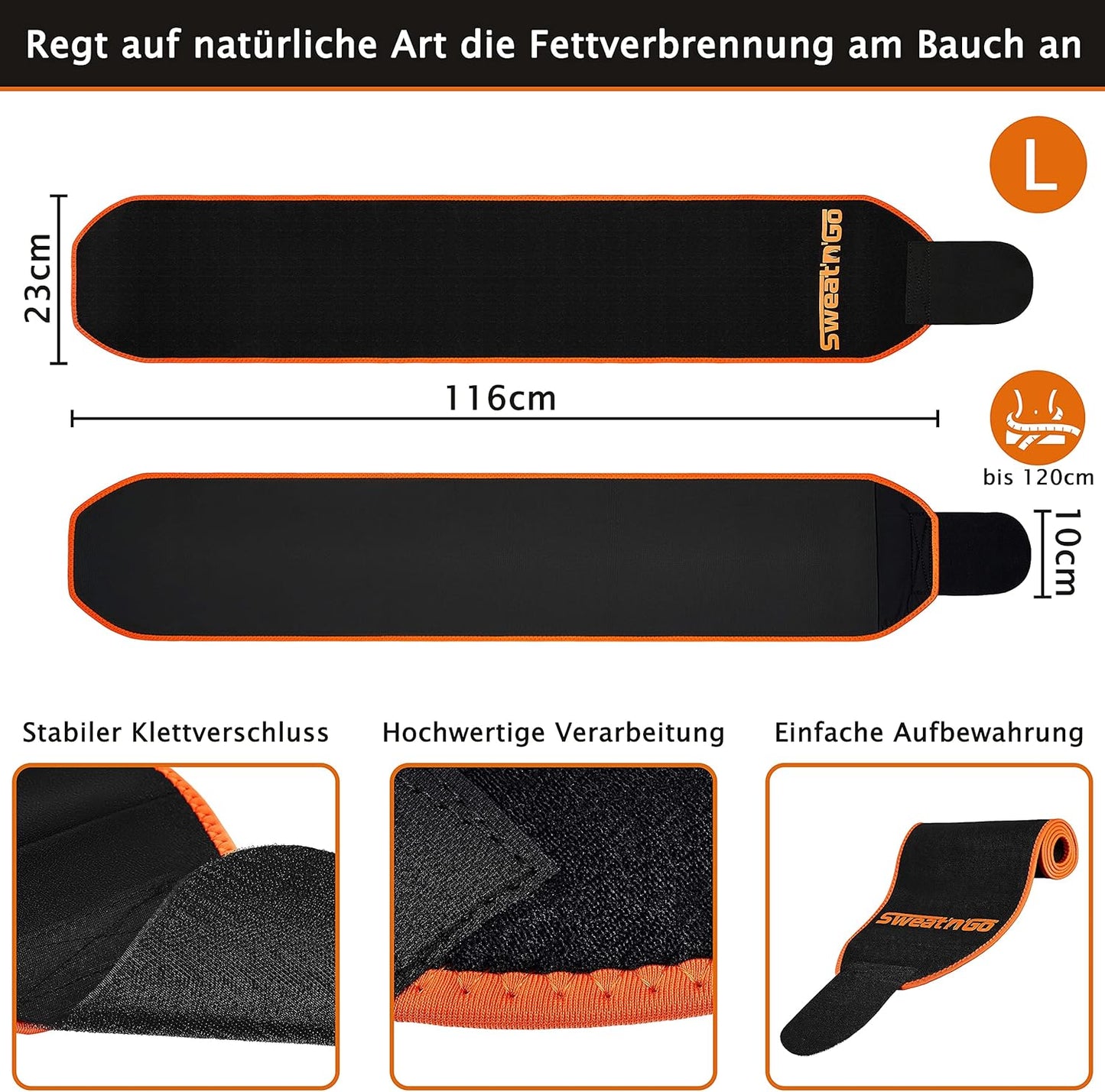 Bauchweggürtel in Grösse L