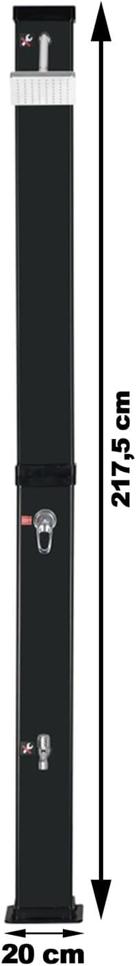 Sloar-Gartendusche, Schwarz