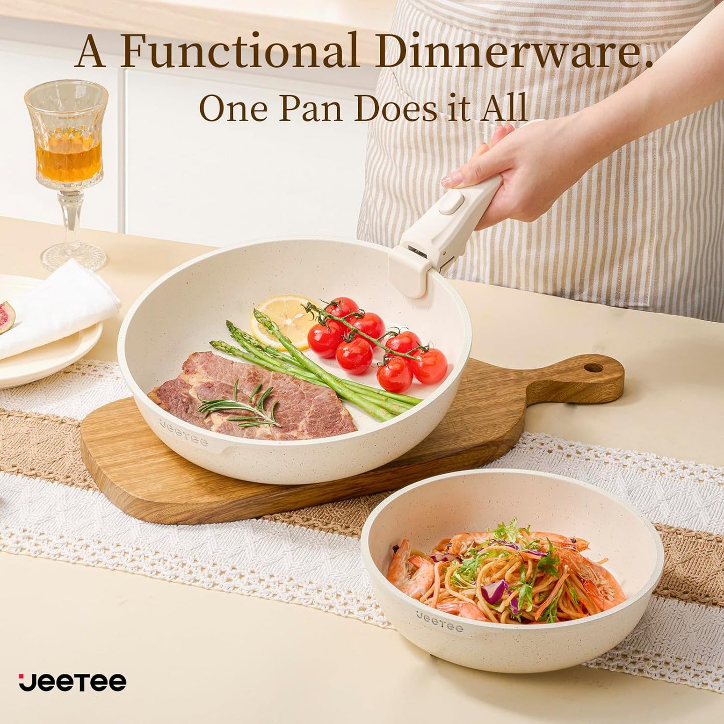 Topf- und Pfannenset, 17 PCS