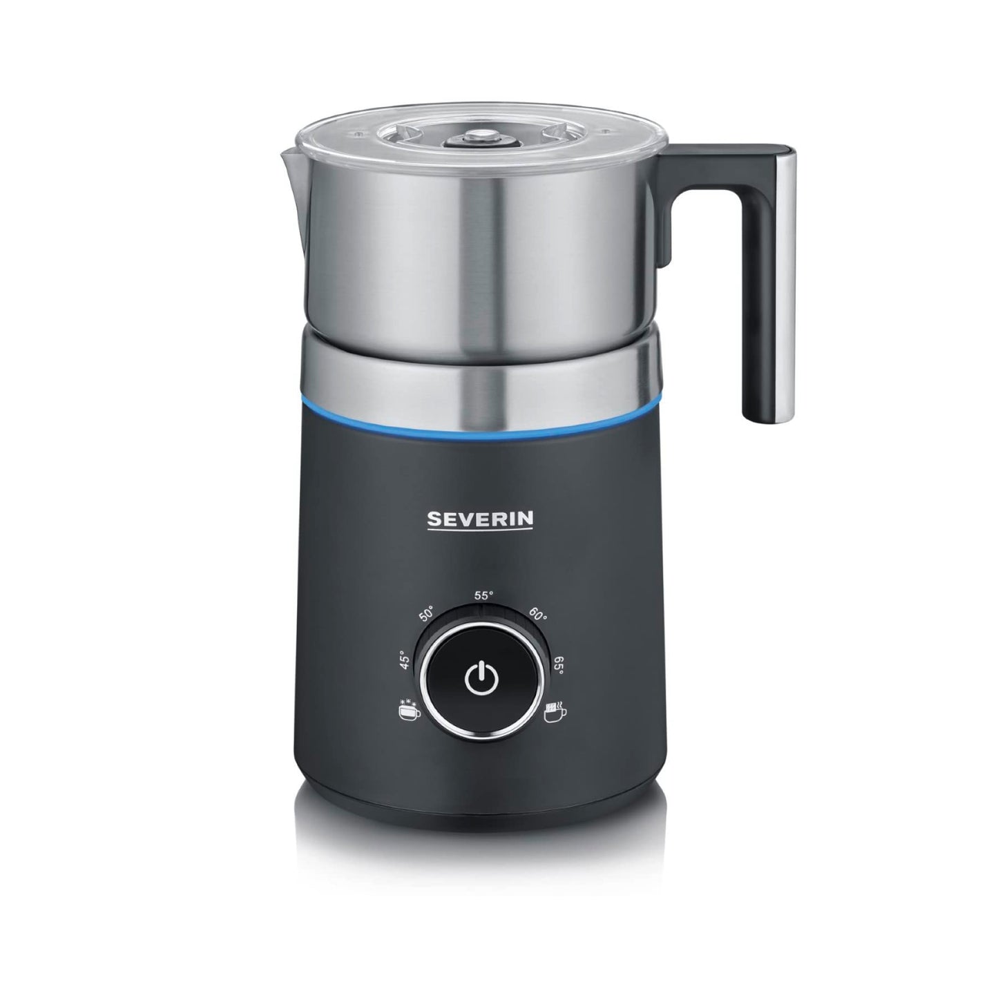 Spuma 700, Milchaufschäumer, 700 ml + LED-Display Schwarz