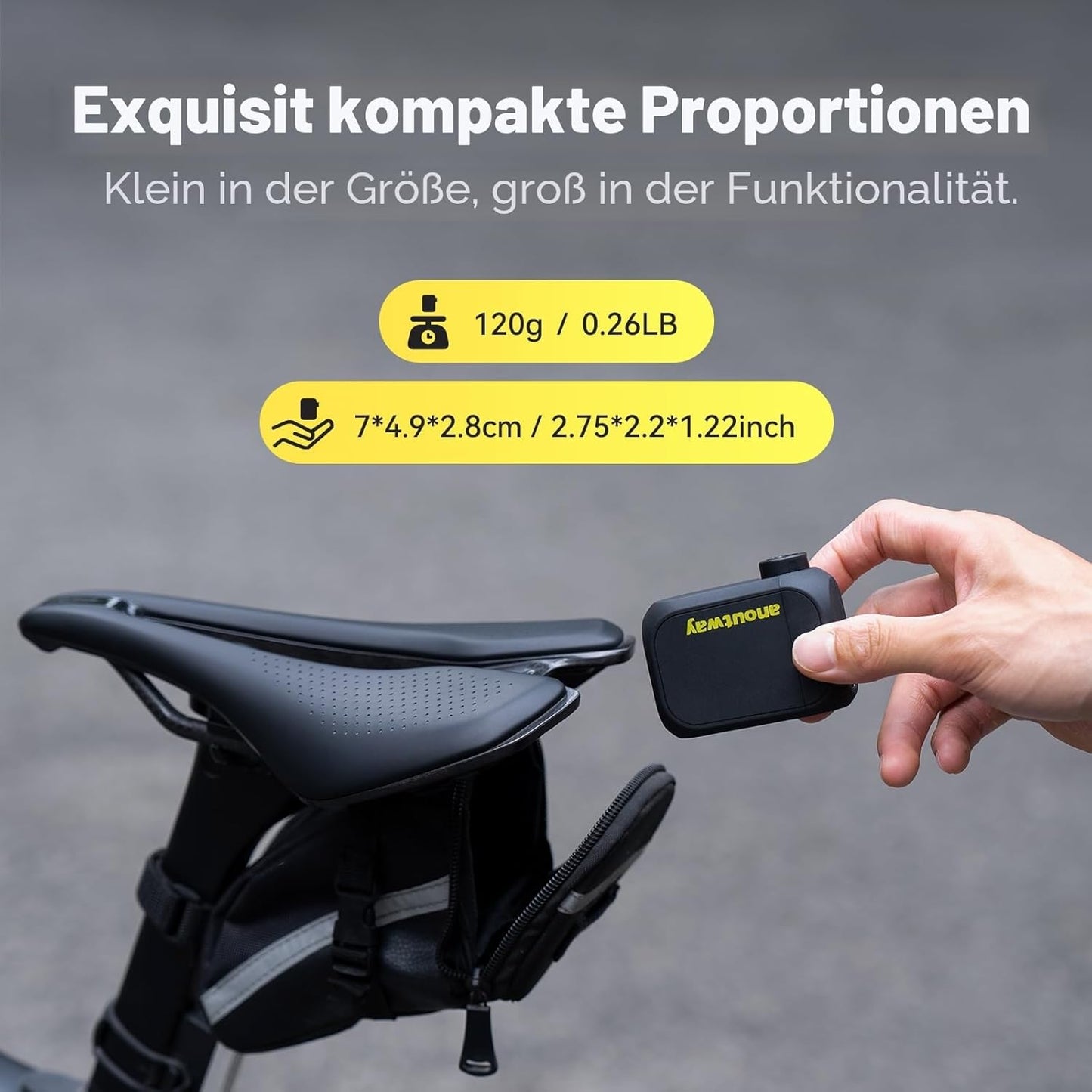 Anoutway Mini-Fahrradpumpe, AT1