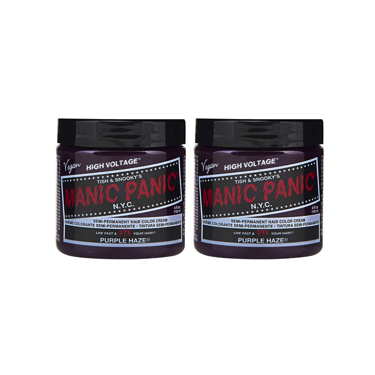 Haarfarbe - Purple Haze Classic Creme (2 Stück), Purple Haze 118 ml (2er Pack)