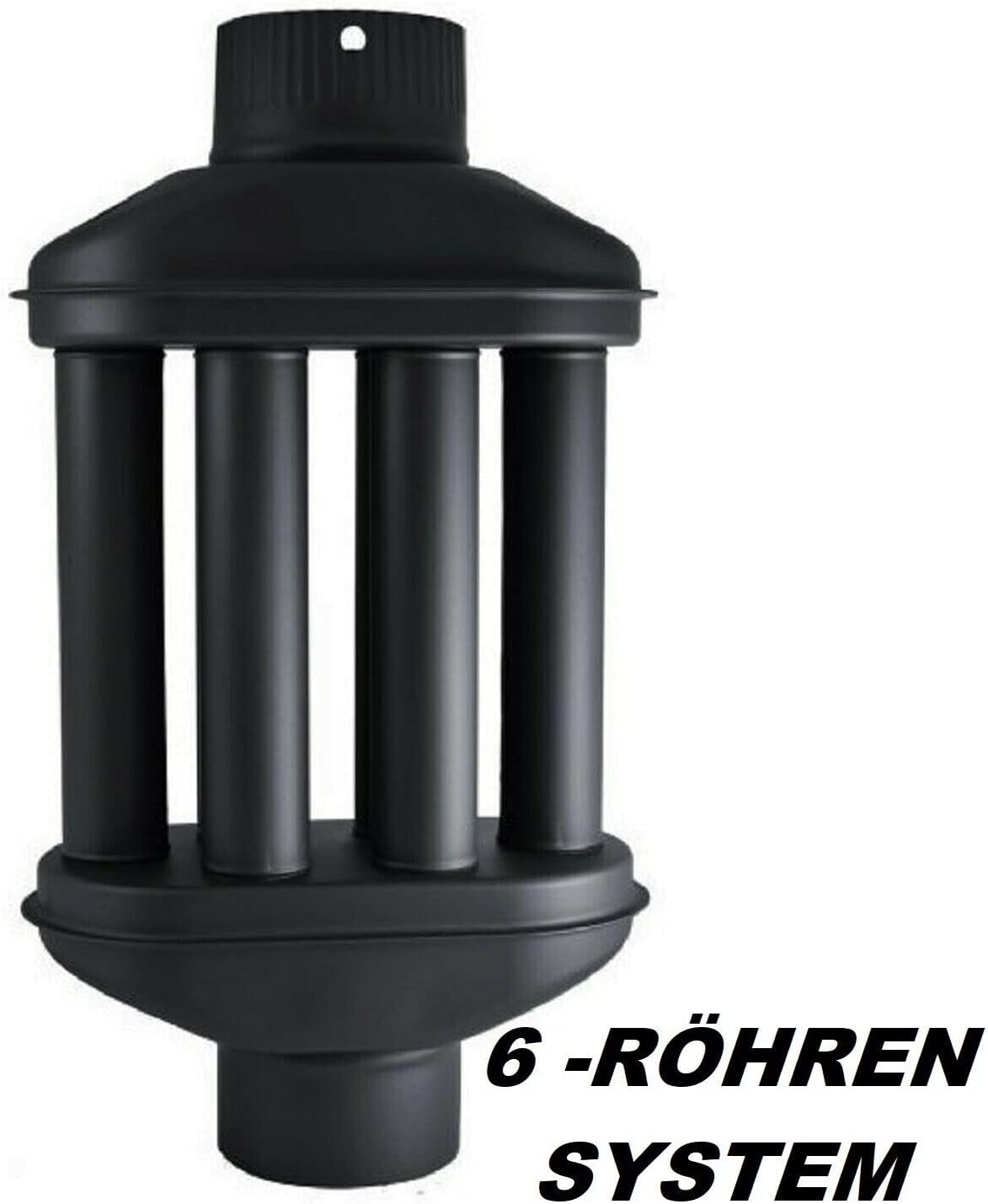 Abgaswärmetauscher 6-Rohr Warmlufttauscher (130 mm), 130 mm Durchmesser