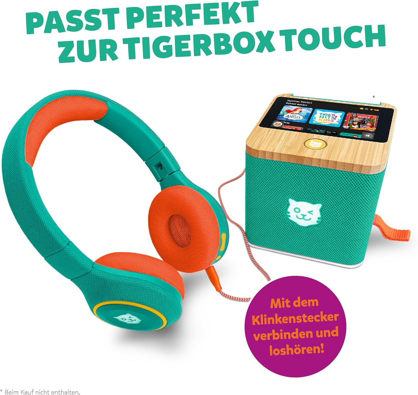 Tigerbuddies Kopfhörer, grün