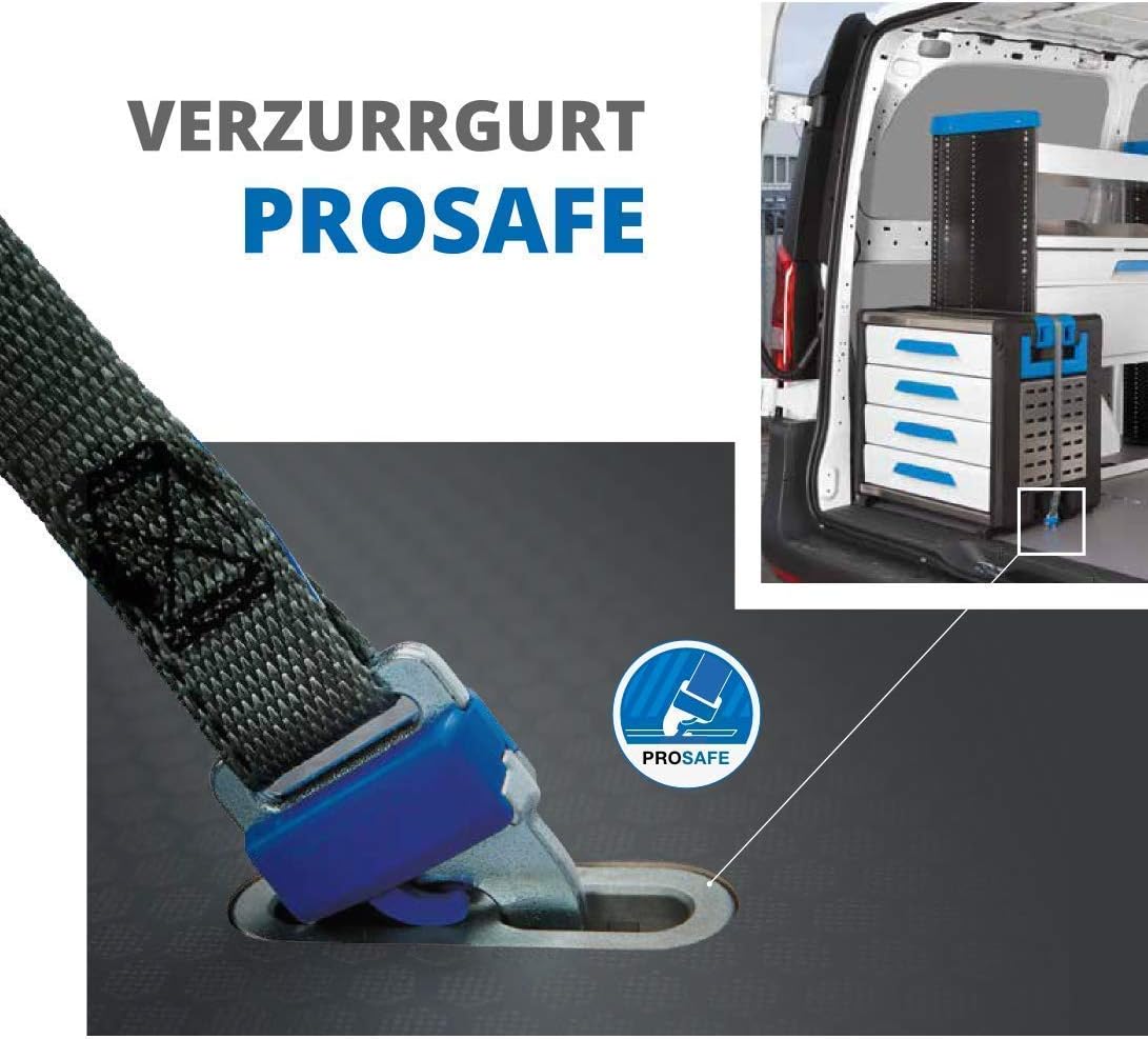 ProSafe Zurrgurt, Halter + Gurt 1,4m