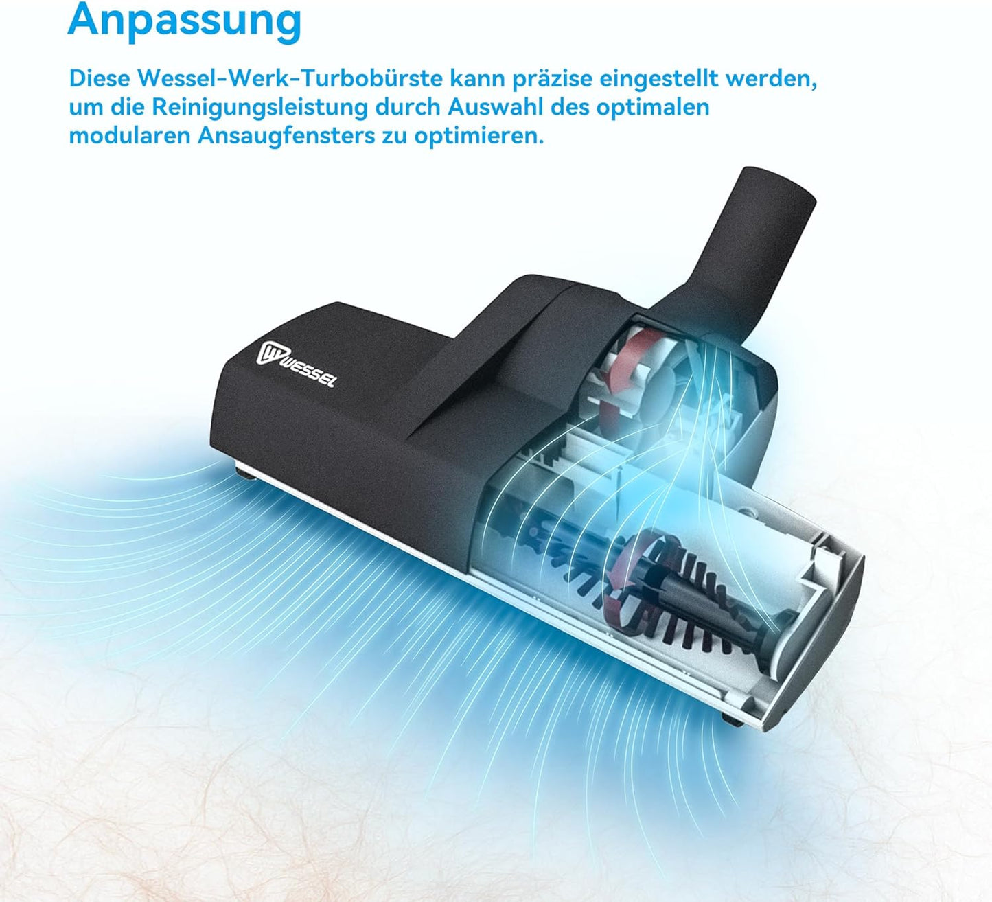 Turbodüse TK284 für Teppiche & Hartböden, TK284 Turbodüse