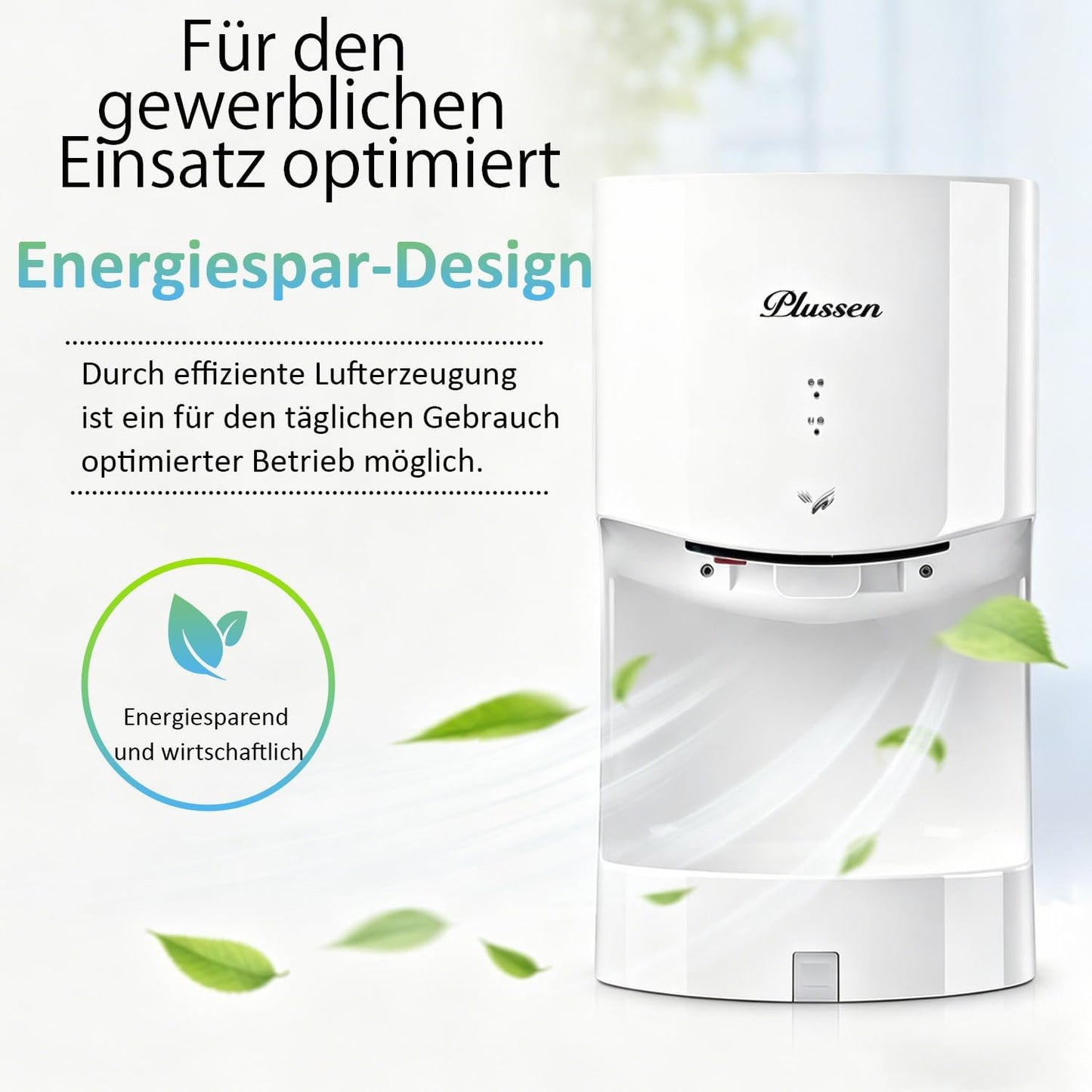 Automatischer Händetrockner mit Infrarot-Sensor